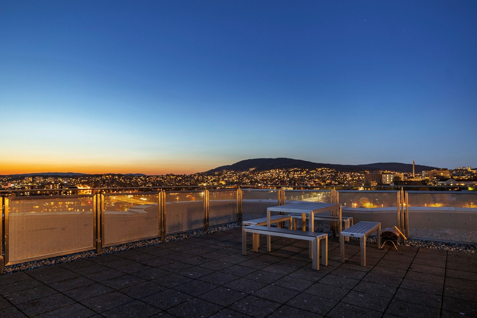 Her kan man nyte solnedgangene over Oslo by! Galleribilde