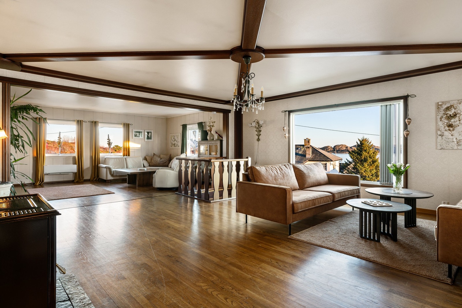 Stuen kan enkelt kan innredes i ulike soner Galleribilde