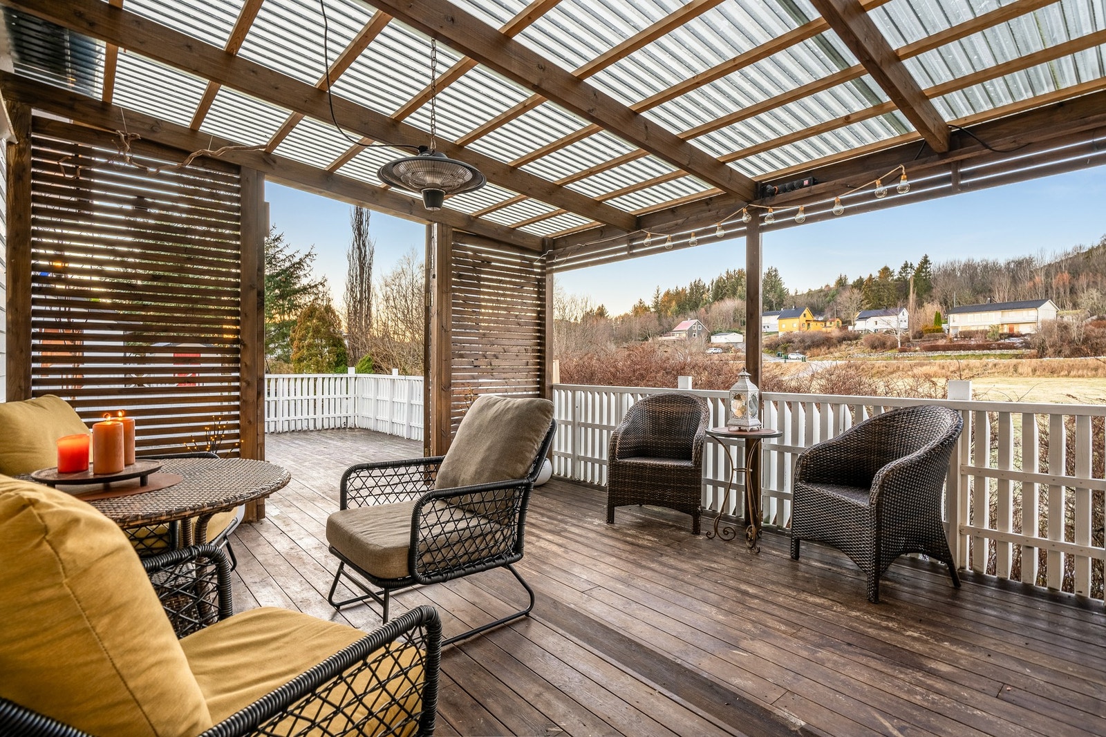 Her kan man nyte lange kvelder Galleribilde