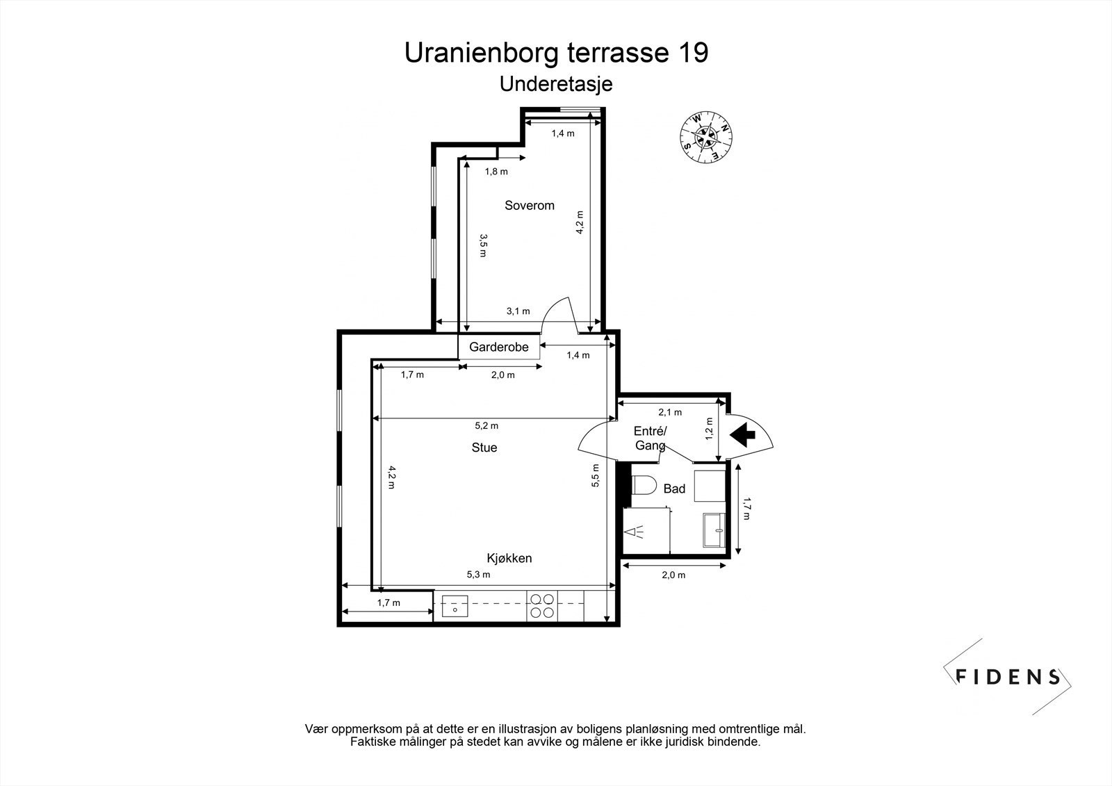 Plantegning Galleribilde