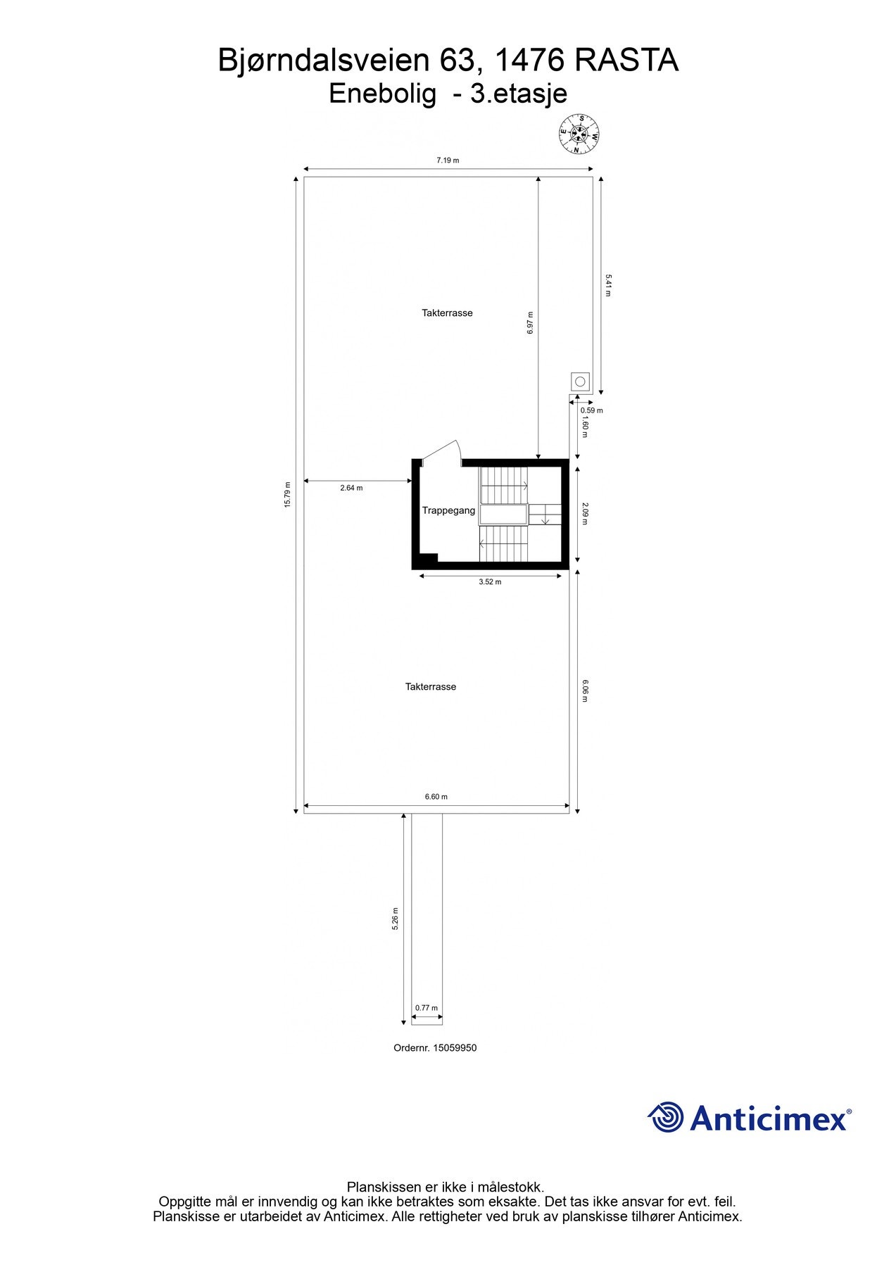 Planskisse - 3. etasje Galleribilde