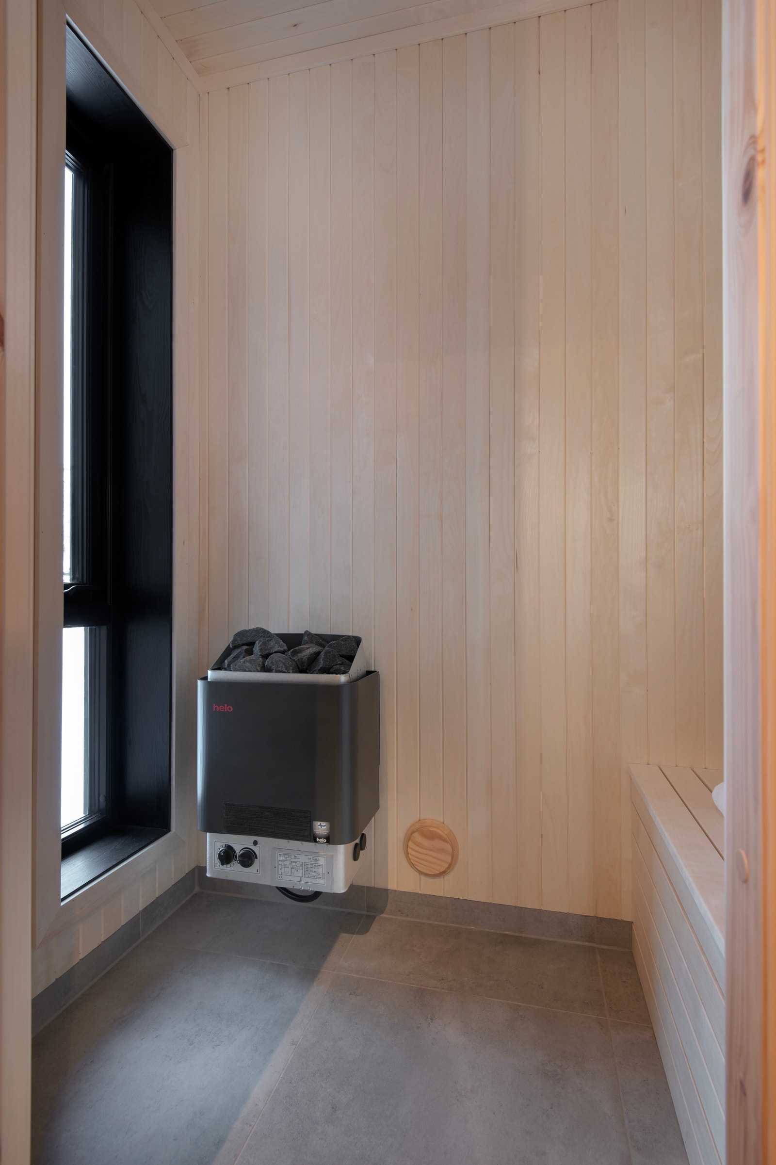 Sauna med utsikt. Galleribilde