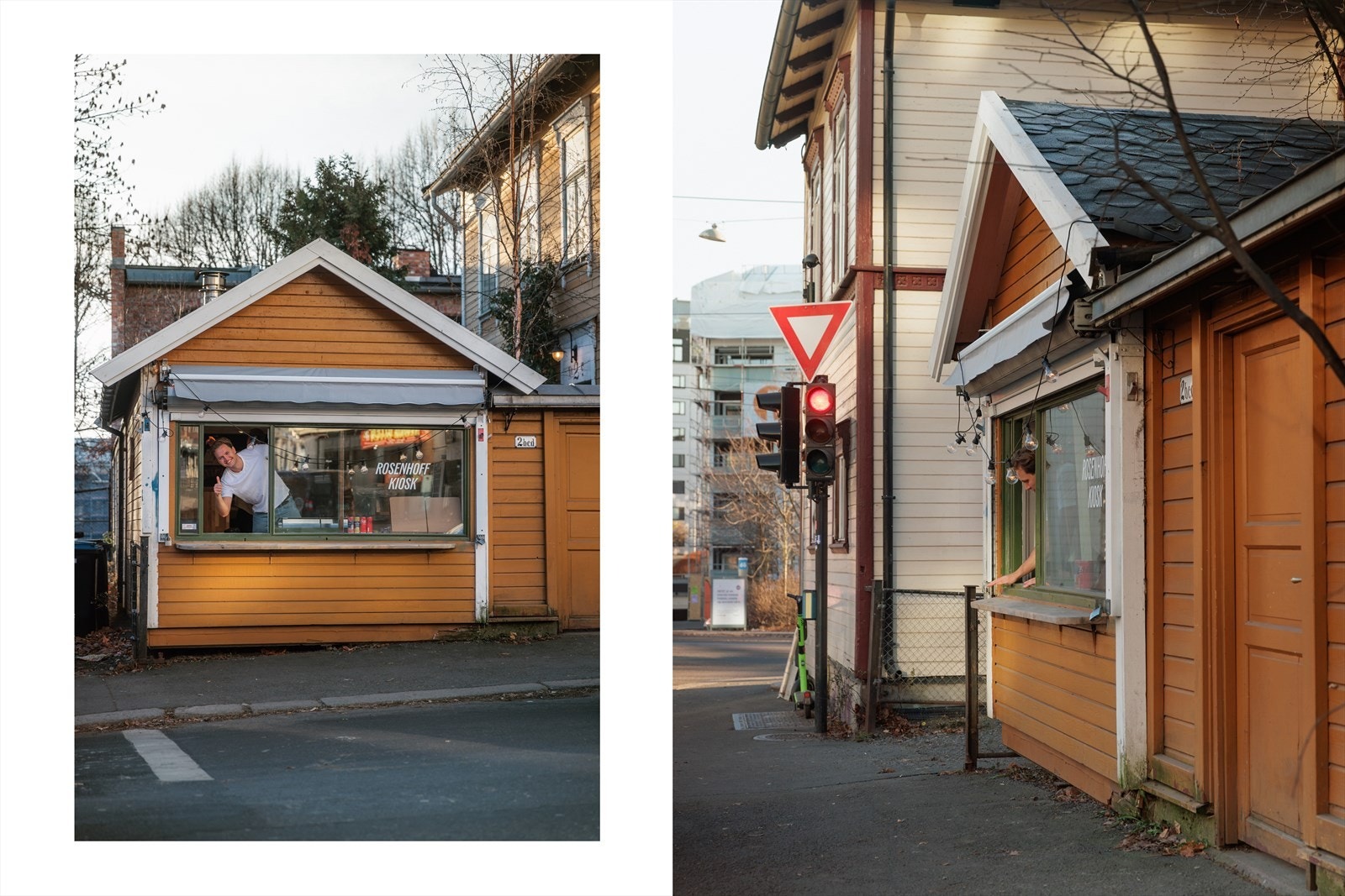 Det er ikke rart at Rosenhoff kiosk er en snakkis. Denne sjarmerende pizza-sjappa ligger et steinkast unna leiligheten. Galleribilde
