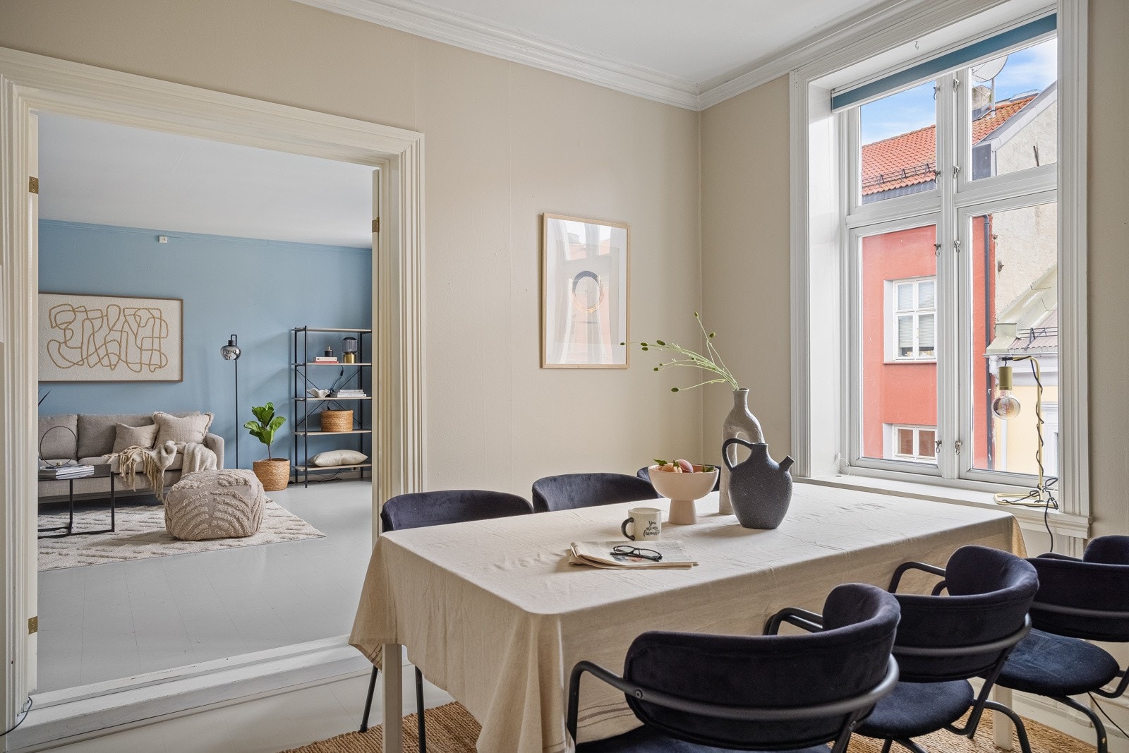 Dette rommet er i dag innredet som spisestue. Galleribilde