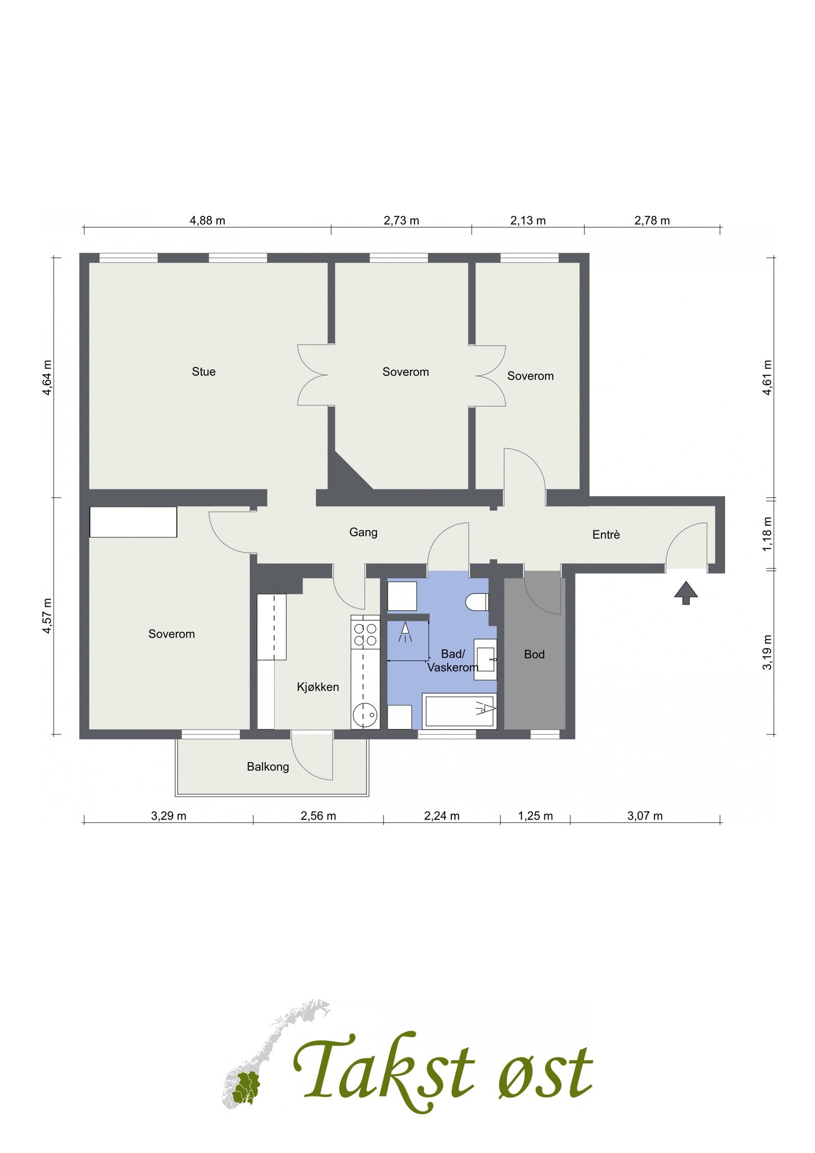 Plantegning. Galleribilde