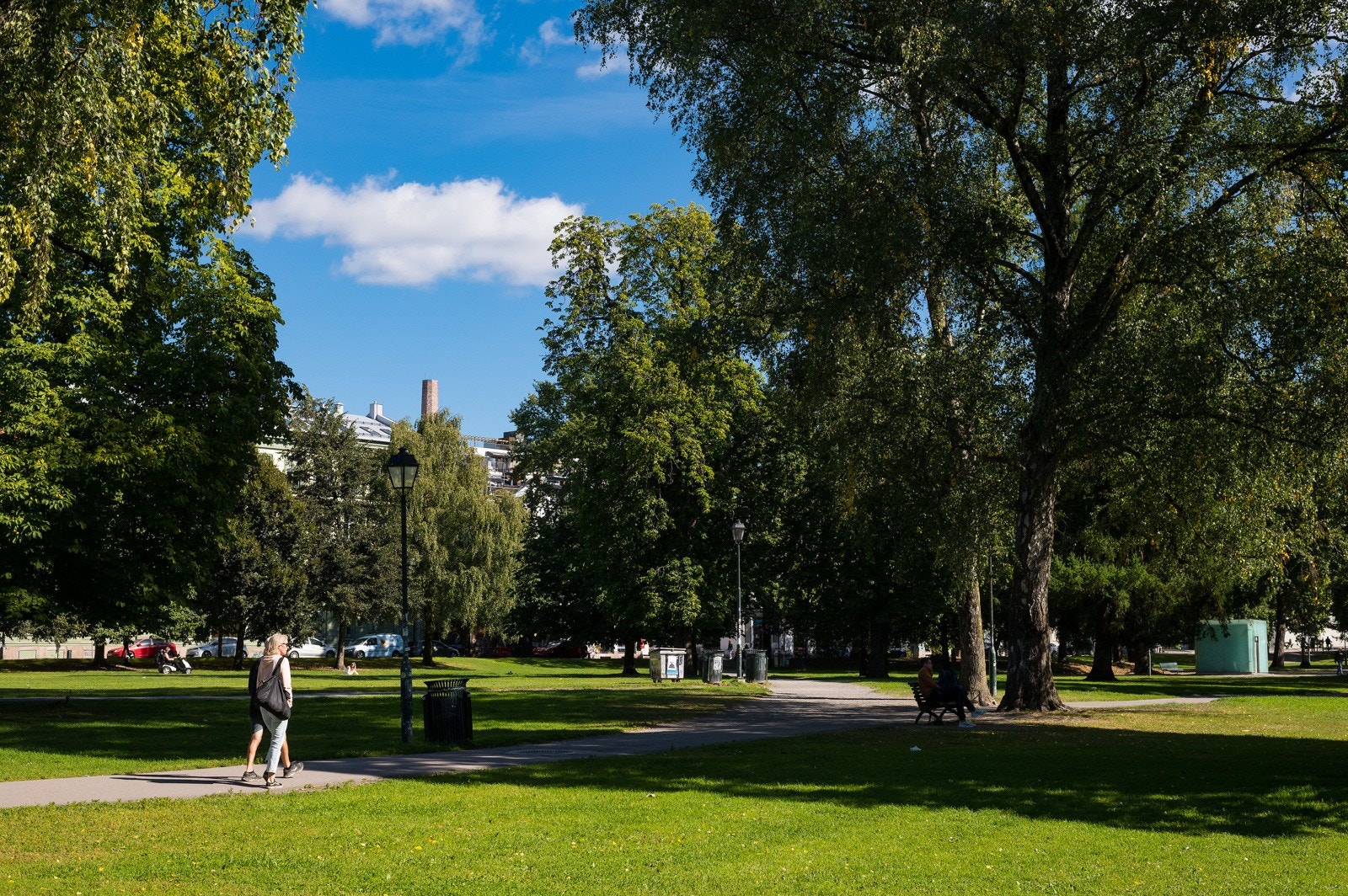 Sofienbergparken er like ved boligen. Her er det perfekt å nyte varme sommerdager med sol og grilling. Galleribilde