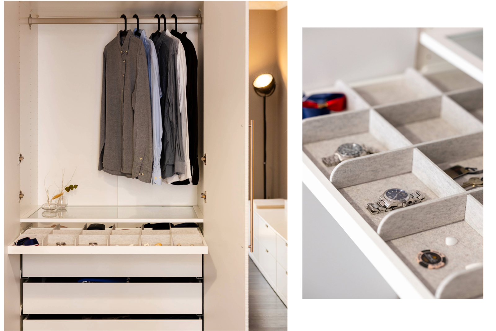 Inne i skapene er det pen innredning Galleribilde