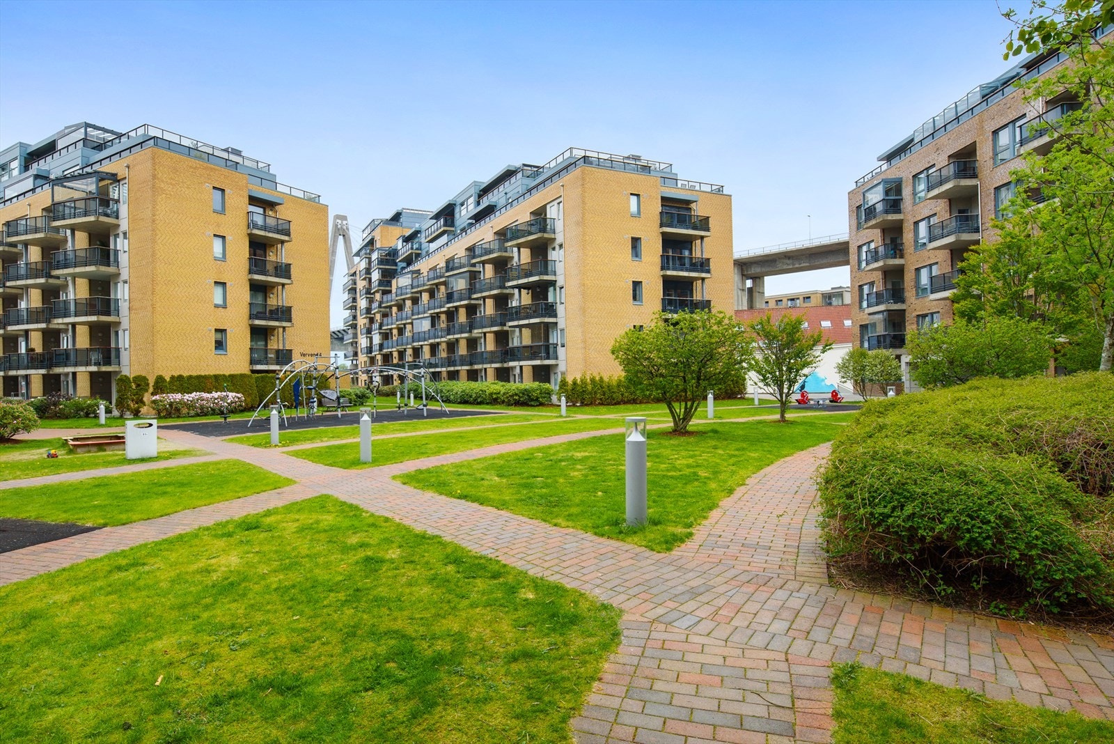 Parkanlegg rundt Verven området Galleribilde