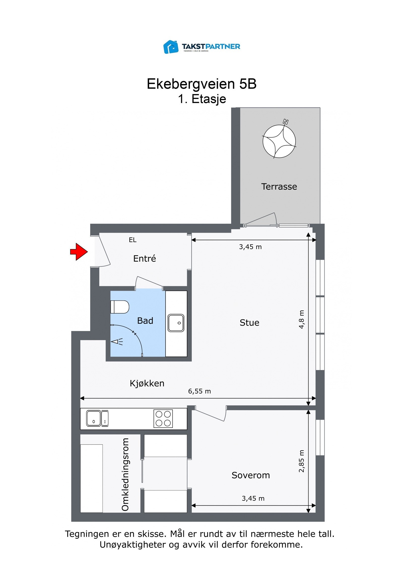 Planskisse. Galleribilde