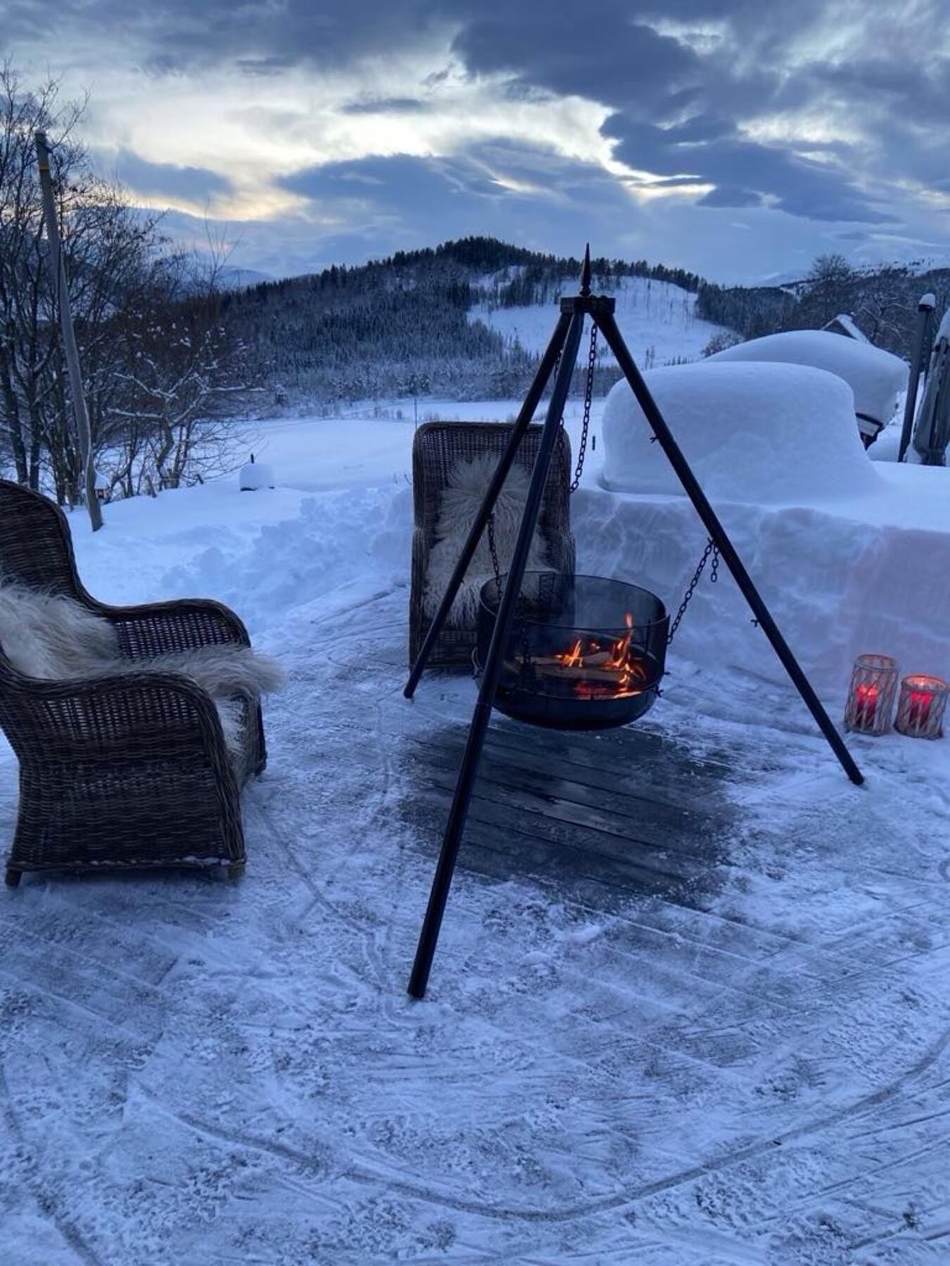 Osmarka er et eldorado også vinterstid! Foto privat Galleribilde