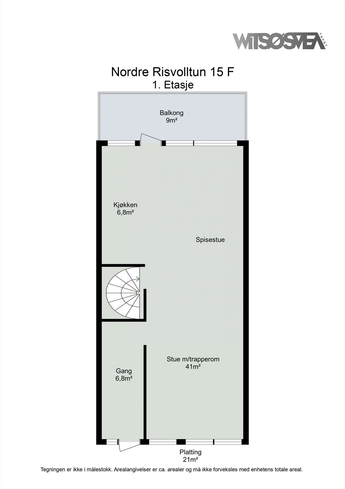 Plantegning - 1. etasje Galleribilde