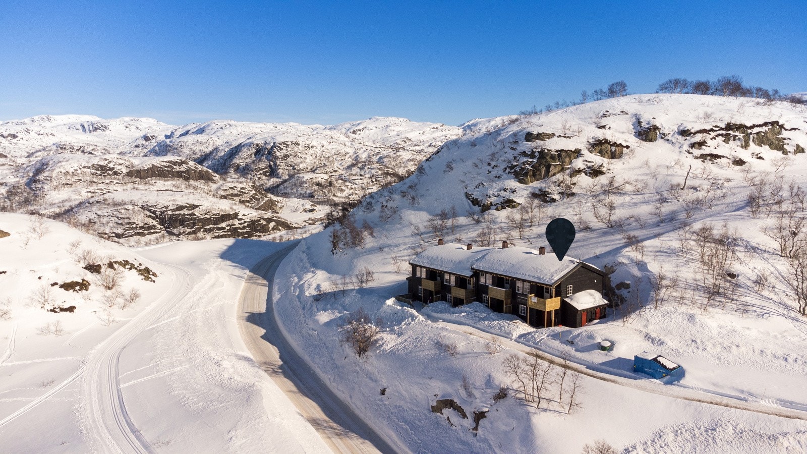 Sirekrokløypa går like utenfor døren Galleribilde