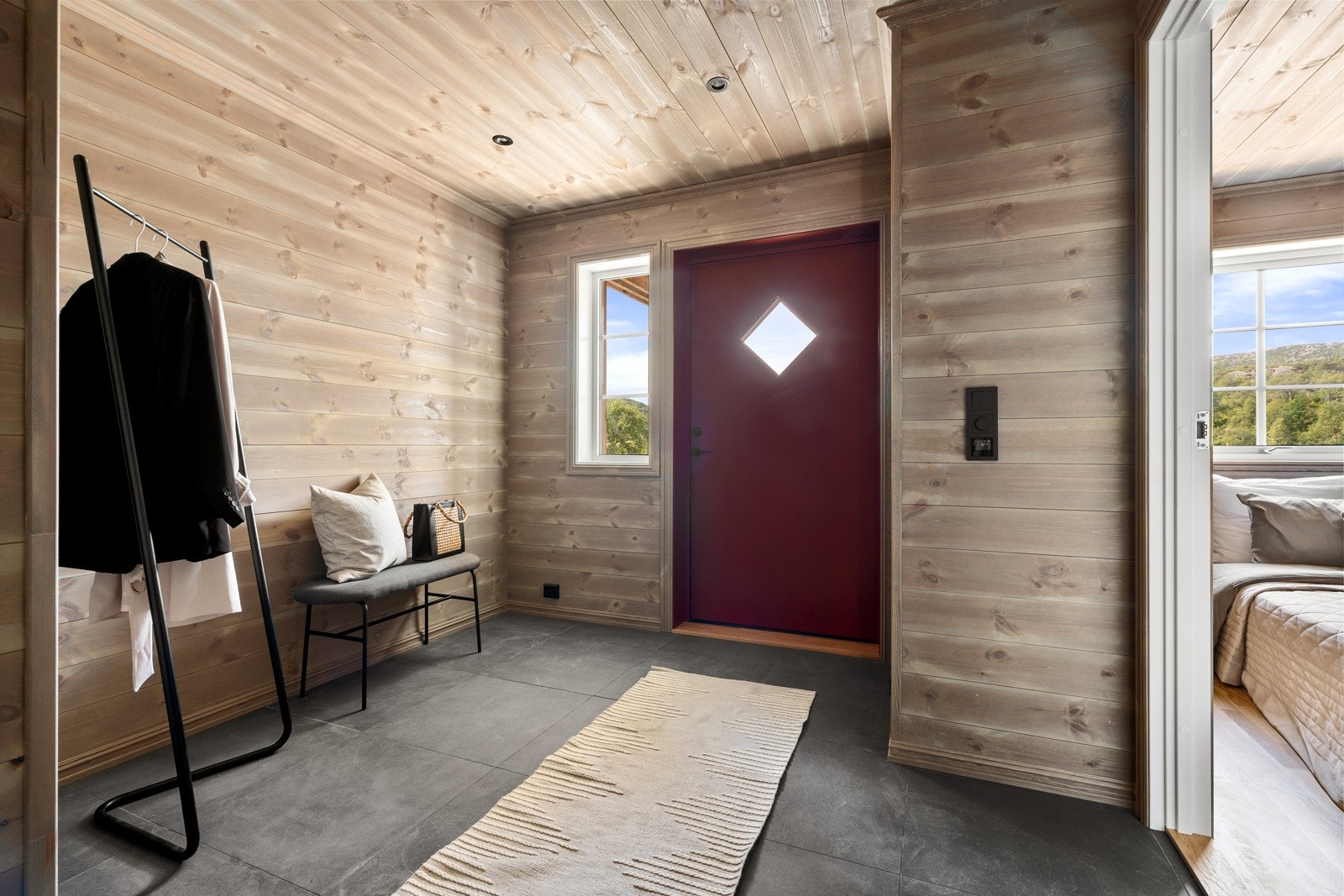 Flott inngangsparti Galleribilde