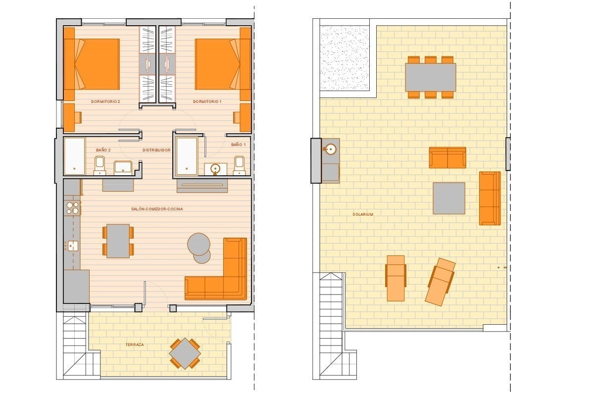 2 etasje med takterrasse Galleribilde