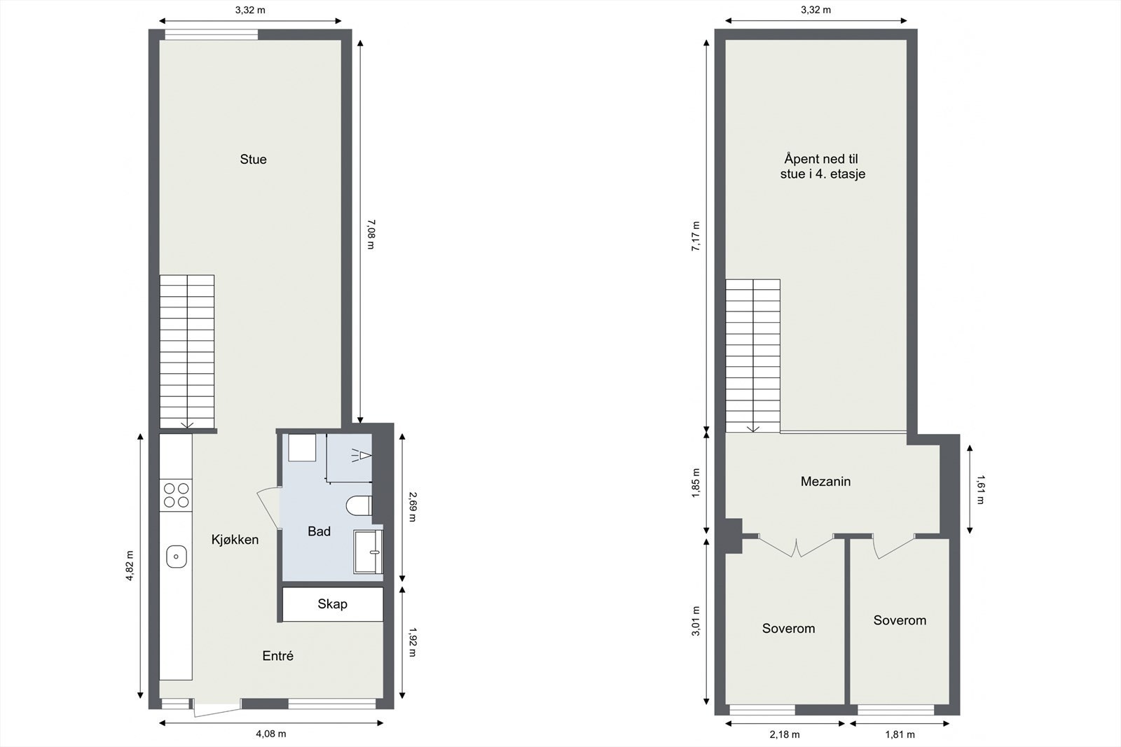 - Boligen disponerer en kjellerbod på ca. 9 m² - Galleribilde