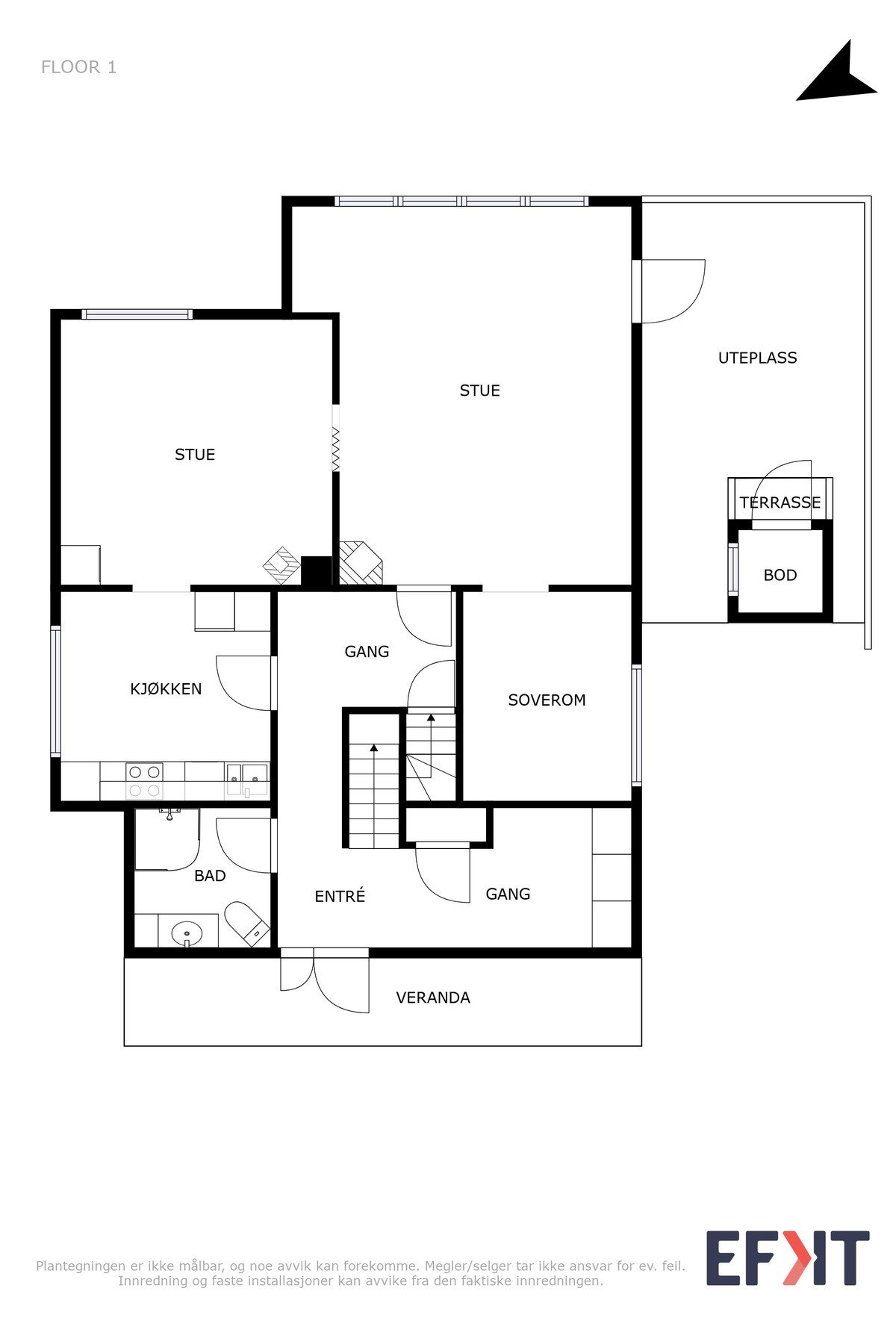 Planskisse. Galleribilde