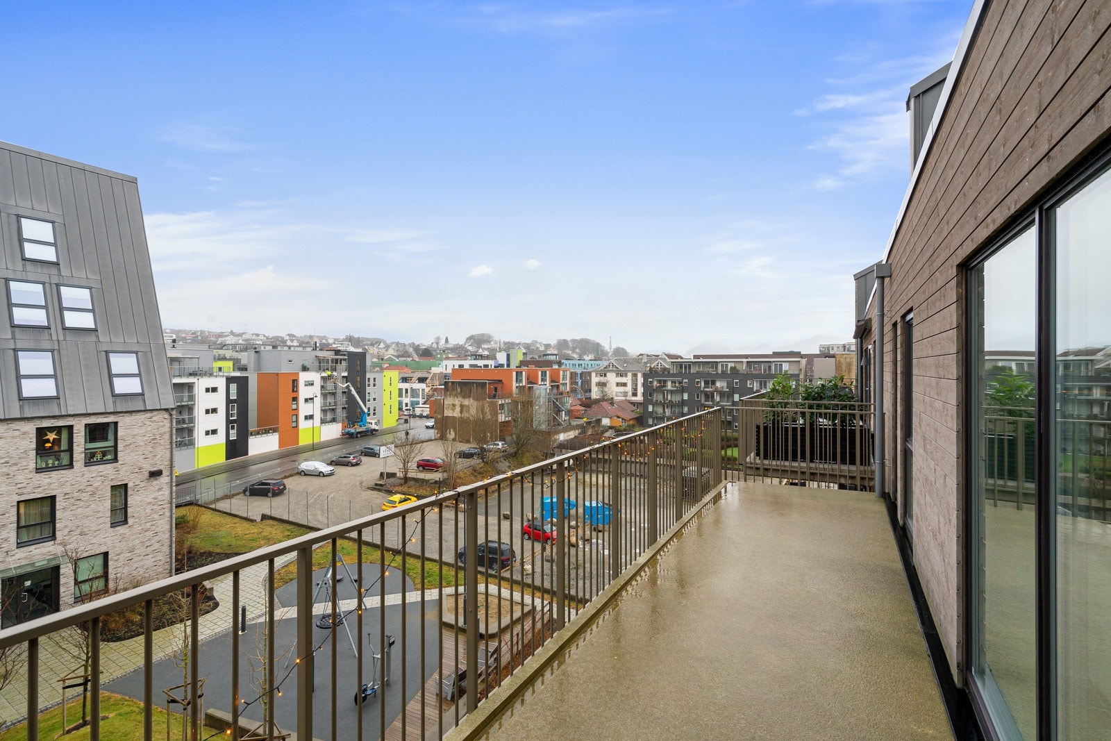 Flott balkong Galleribilde