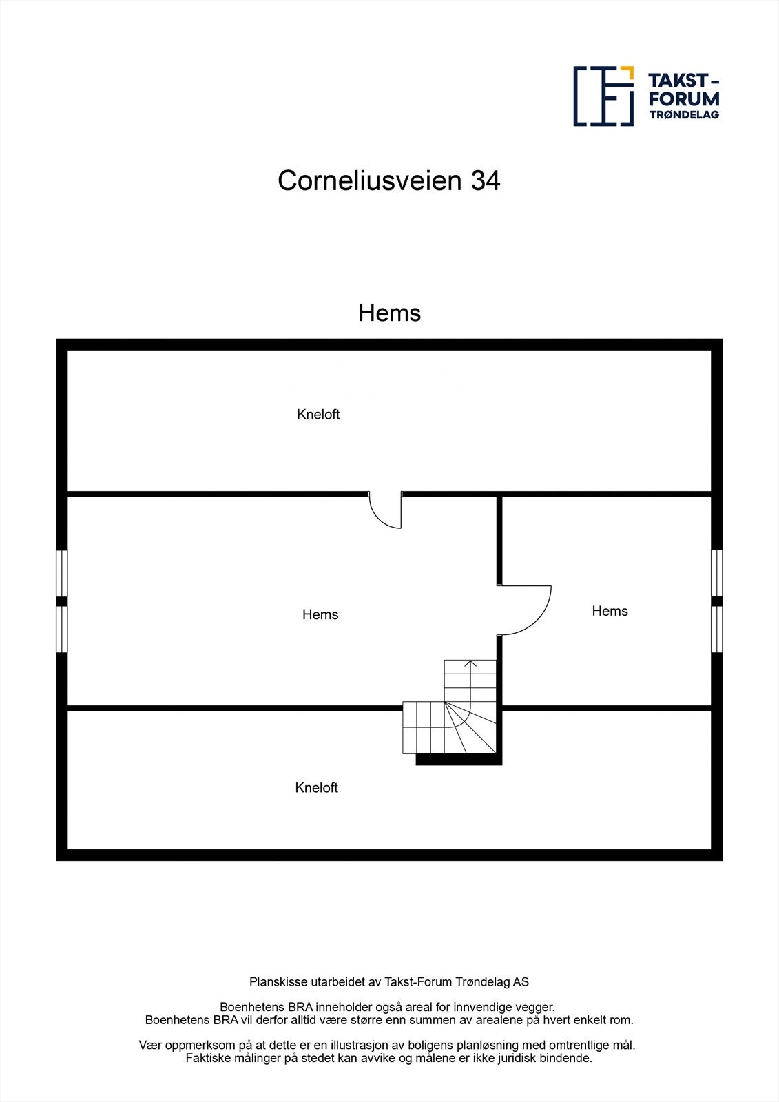 Planskisse Hems Galleribilde