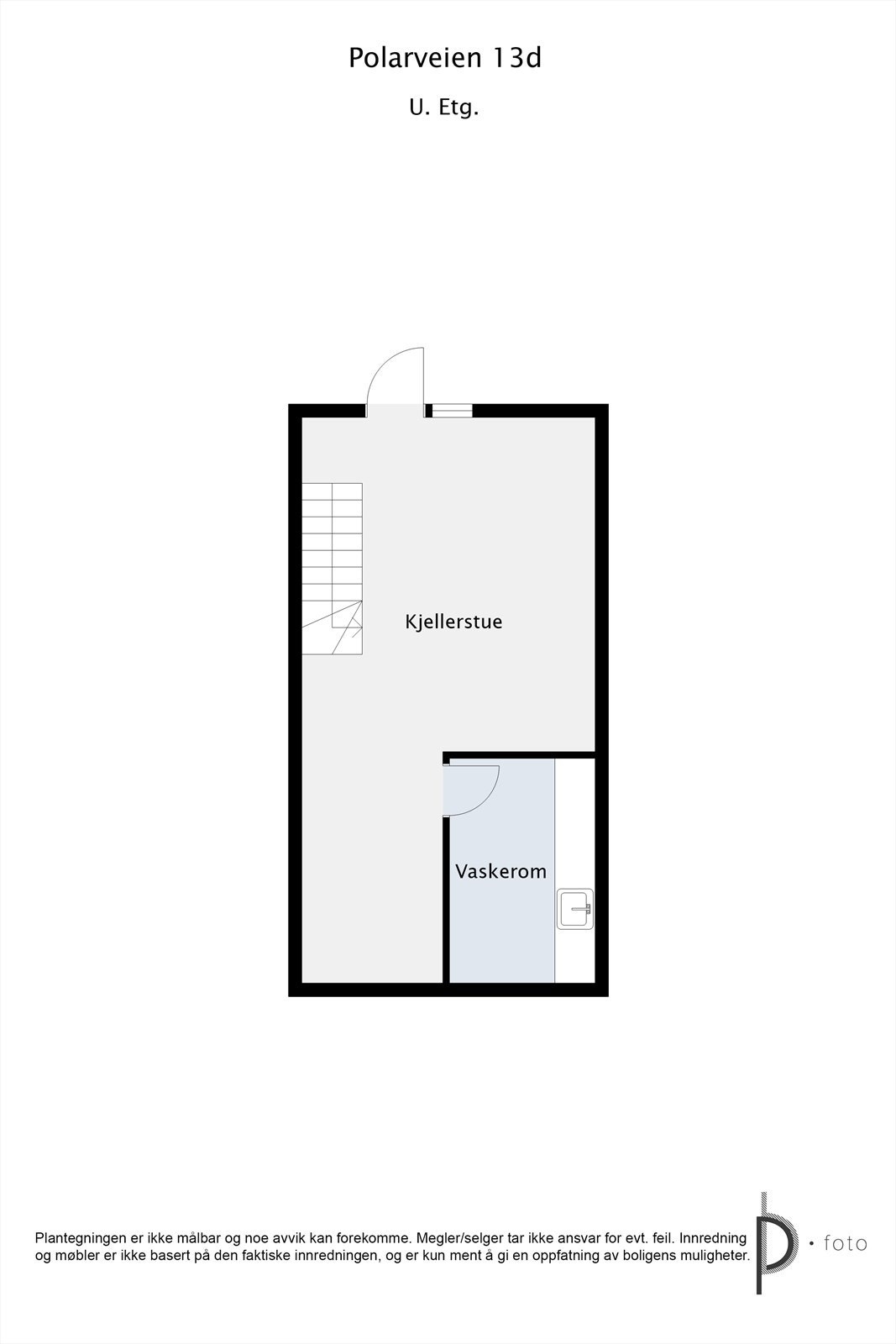 Plantegning kjeller ( Kjellerstue er ikke byggemeldt ) Galleribilde