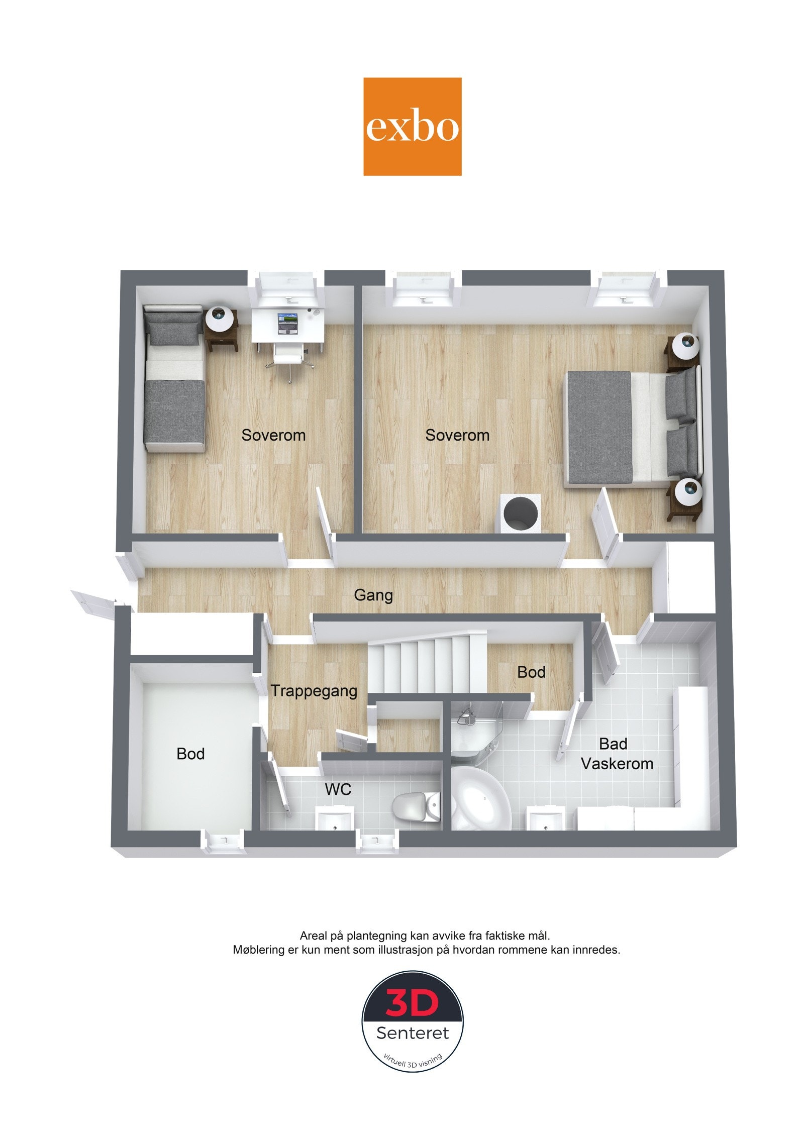 Plantegning underetasje Galleribilde