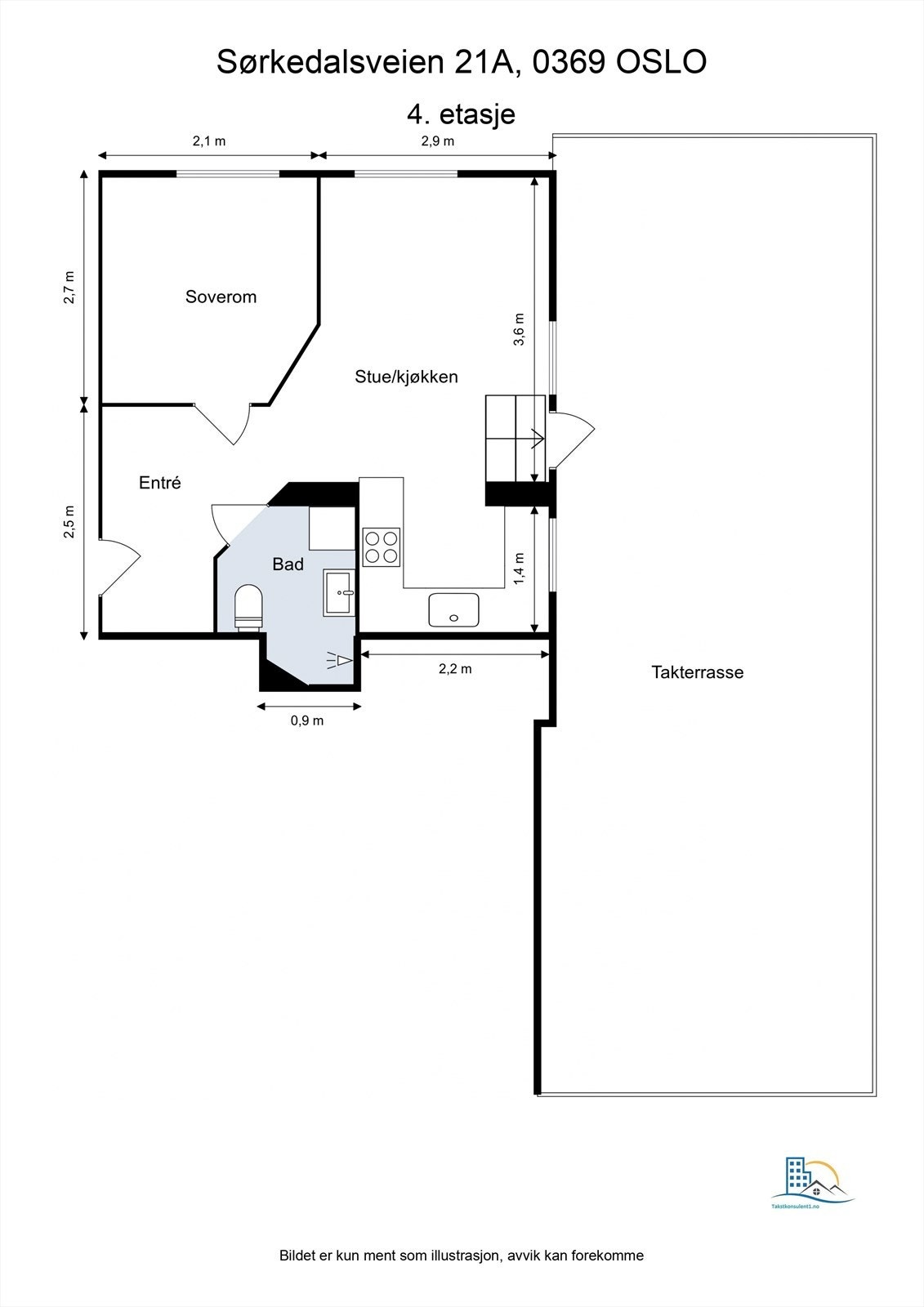 Plantegning til orientering. Galleribilde