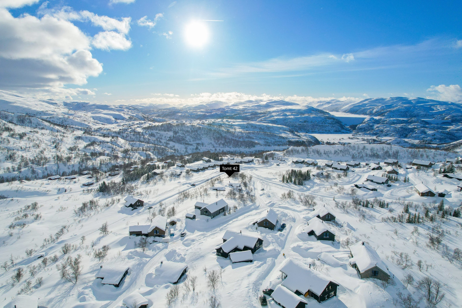 Solrikt, snøsikkert og fantastisk utsikt Galleribilde