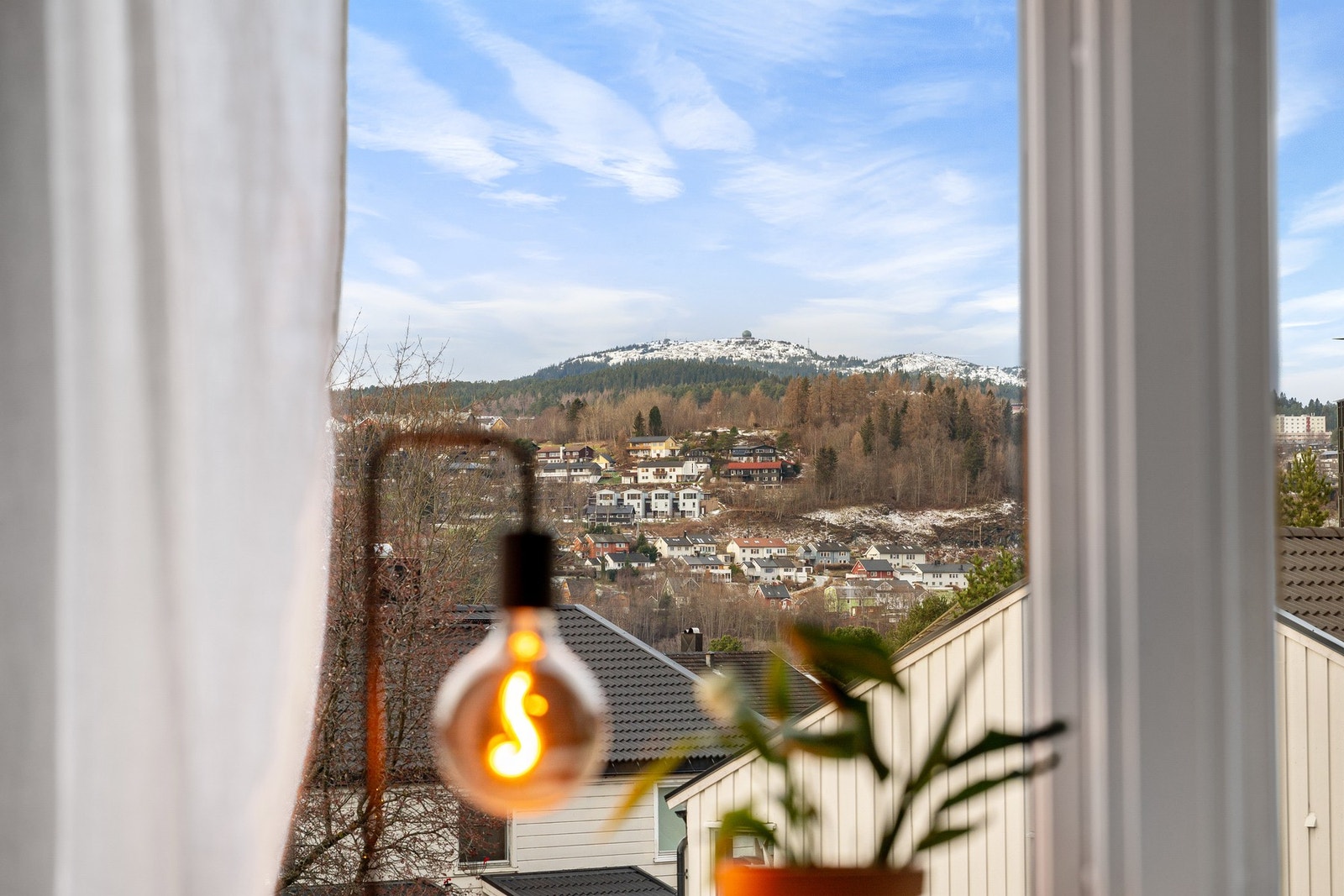Fin utsikt fra stuen Galleribilde
