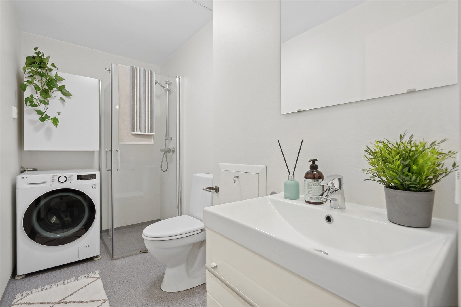 Badet er tidløst og pent, og er også nytt i 2019. Galleribilde