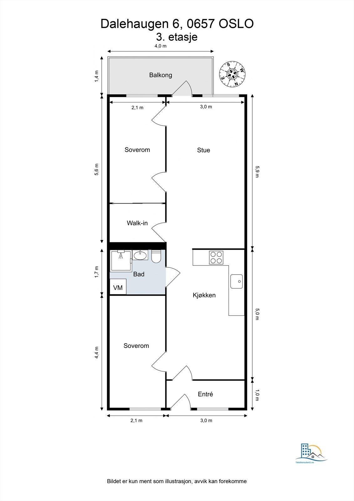 Plantegning til orientering. Galleribilde