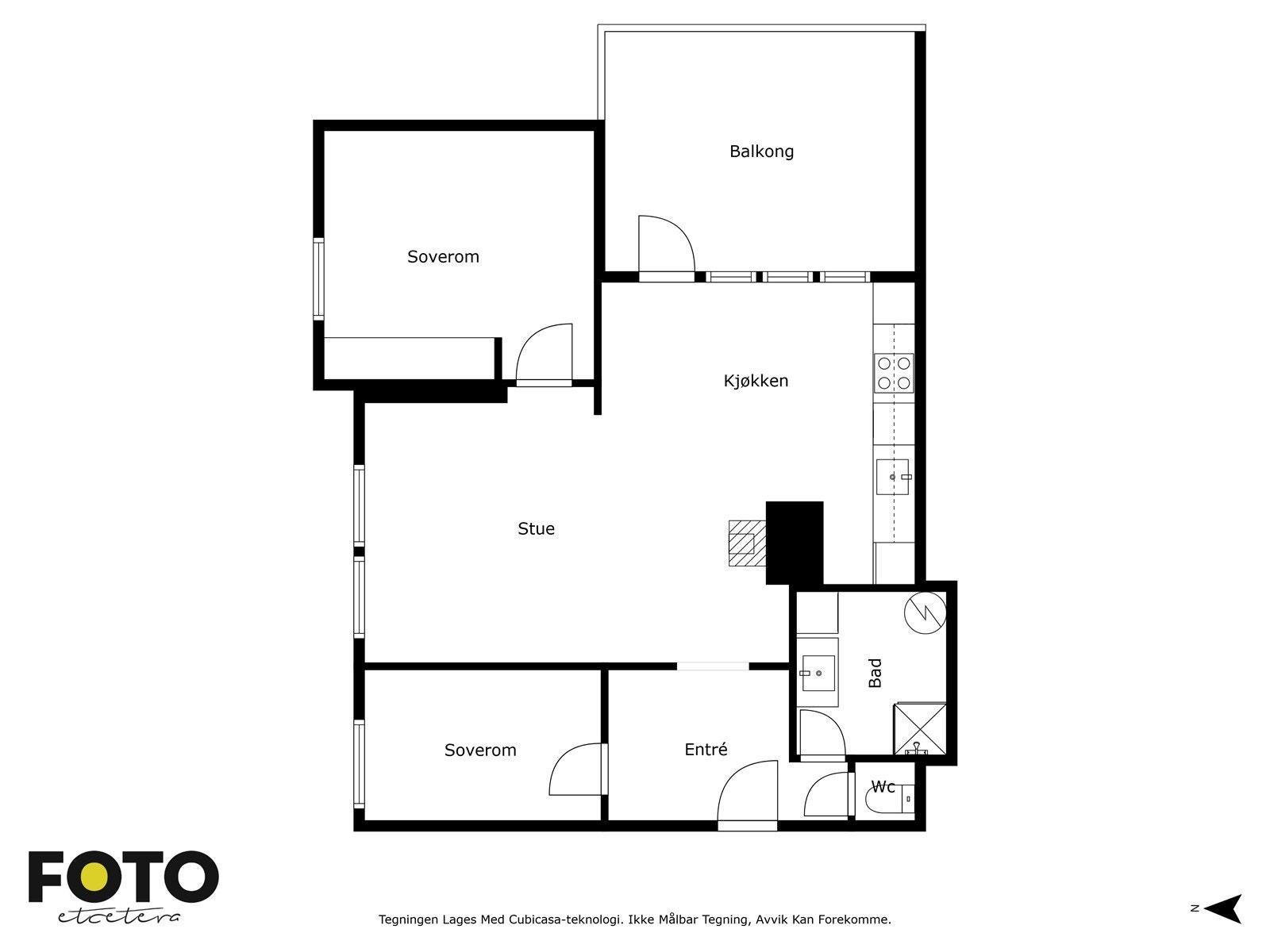 Plantegning 3. etasje Galleribilde