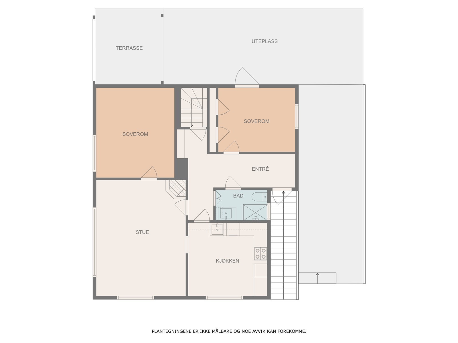 Plantegning hovedetasje Galleribilde