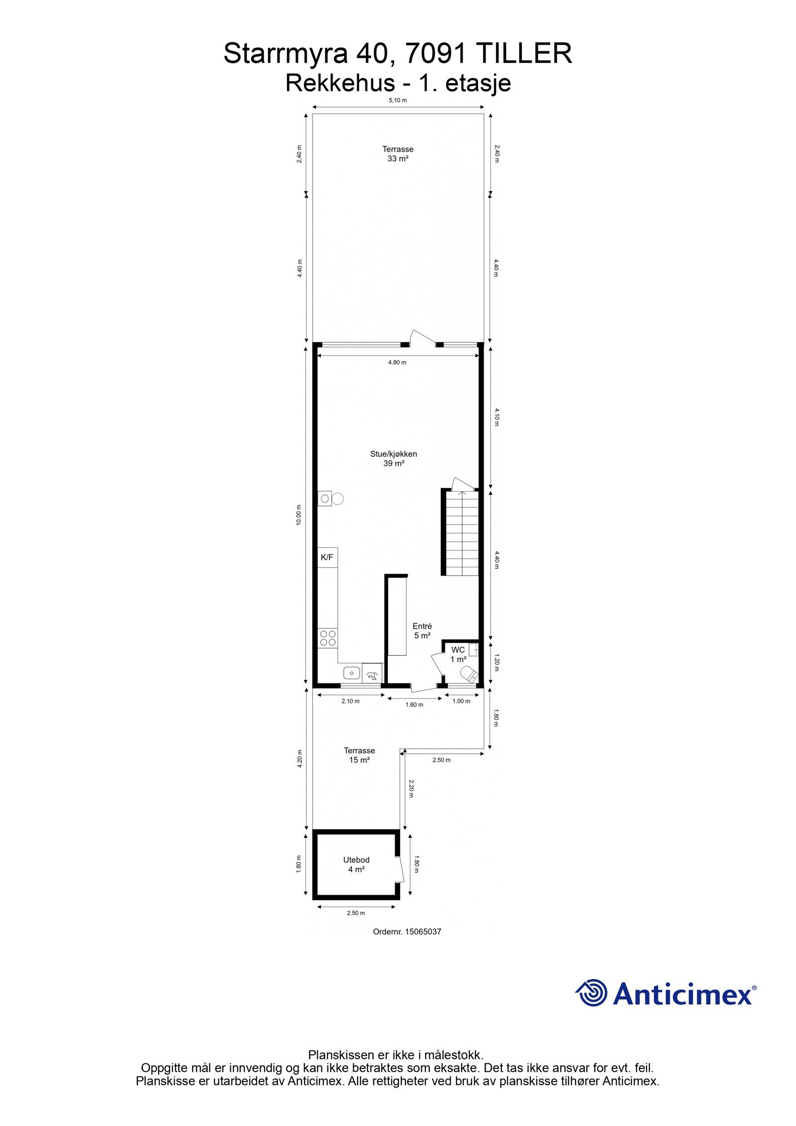 Plantegning - 1. etasje Galleribilde