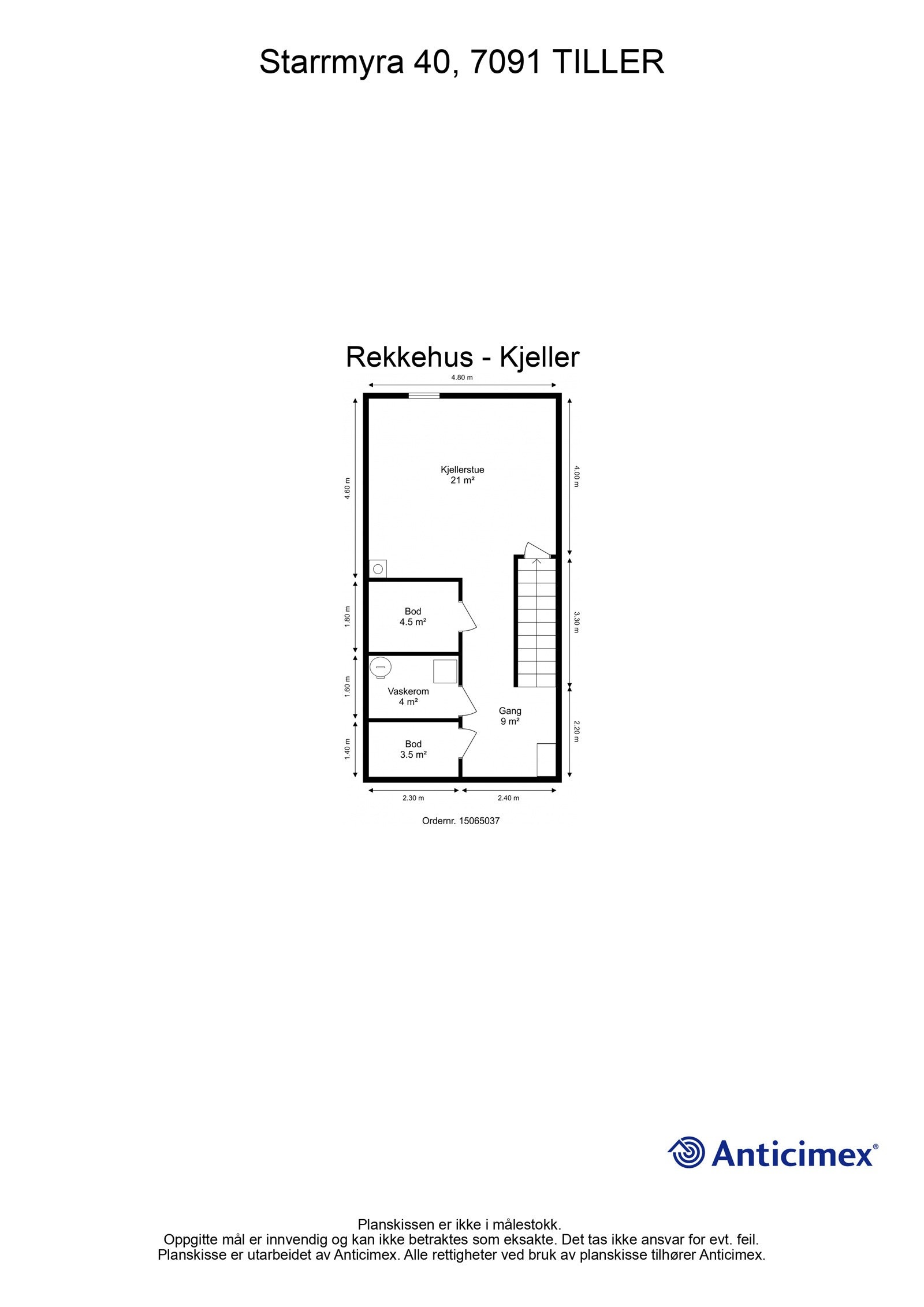 Plantegning - Kjeller Galleribilde