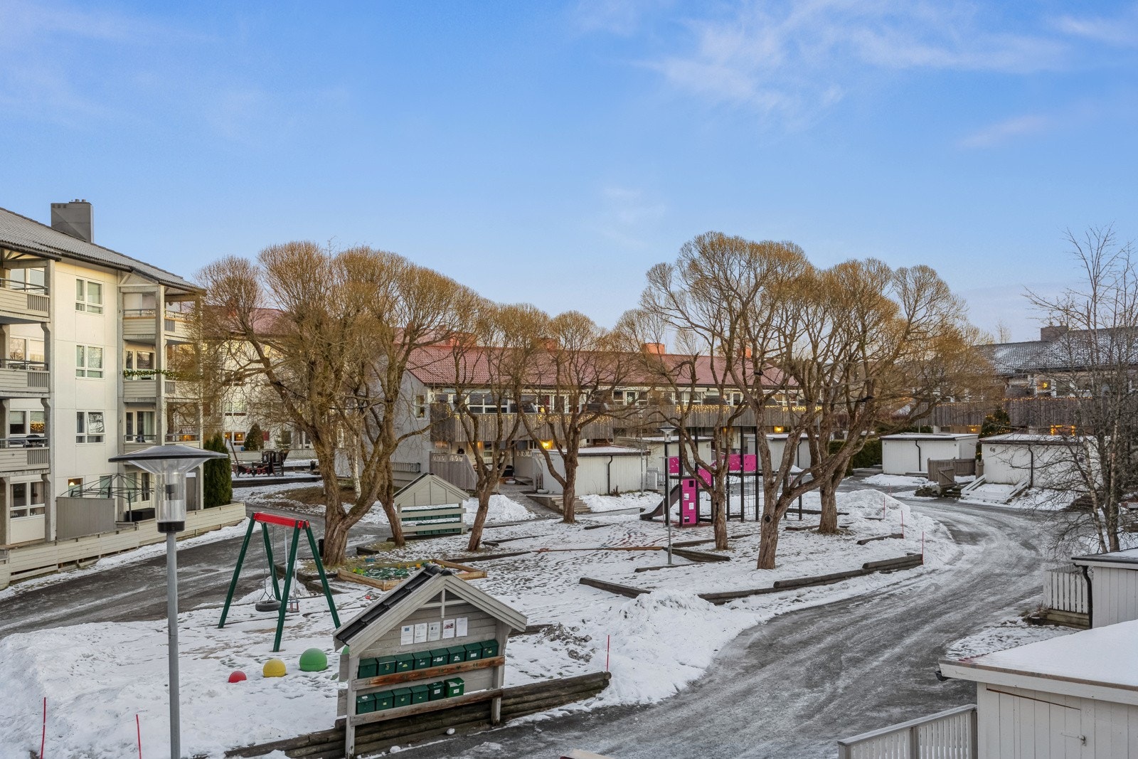 Nabolaget er hyggelig og barnevennlig. Galleribilde