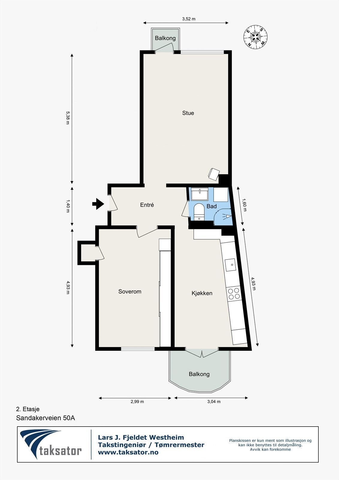 Plantegning til orientering. Galleribilde