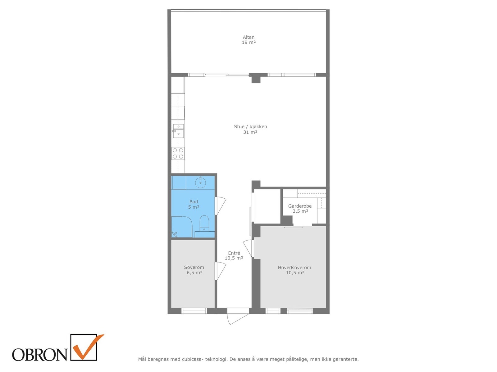 Planskisse. Galleribilde