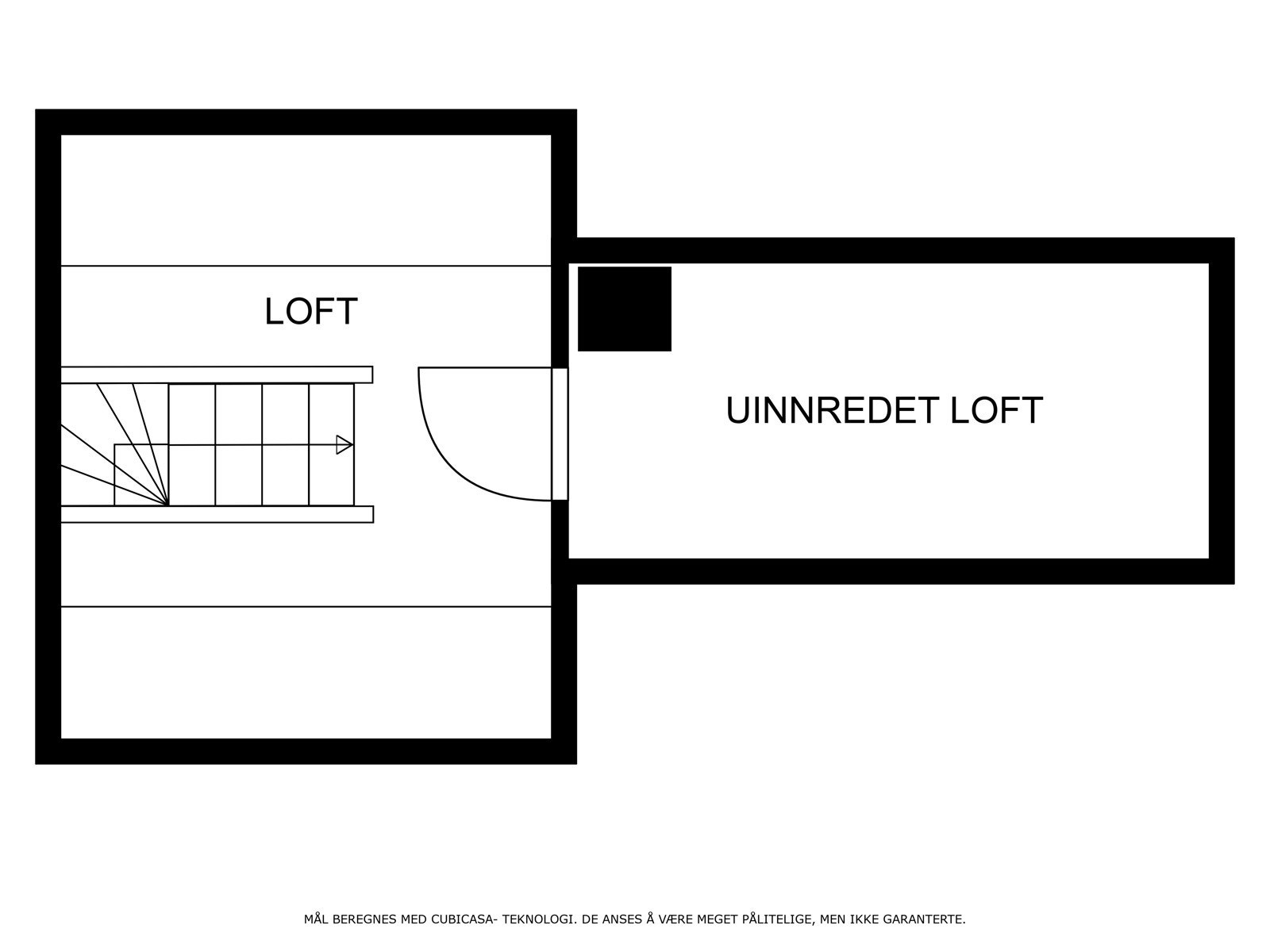 Veiledende planskisse loft. Galleribilde