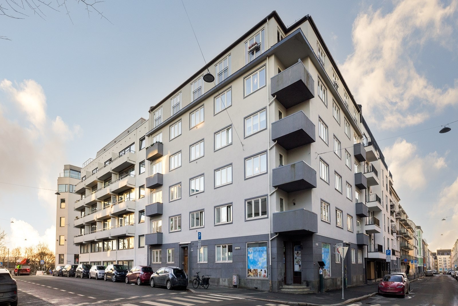 Sameiet Vibesgate 31 består av 23 seksjoner, hvorav en seksjon er næring og 22 er boligseksjoner. Galleribilde