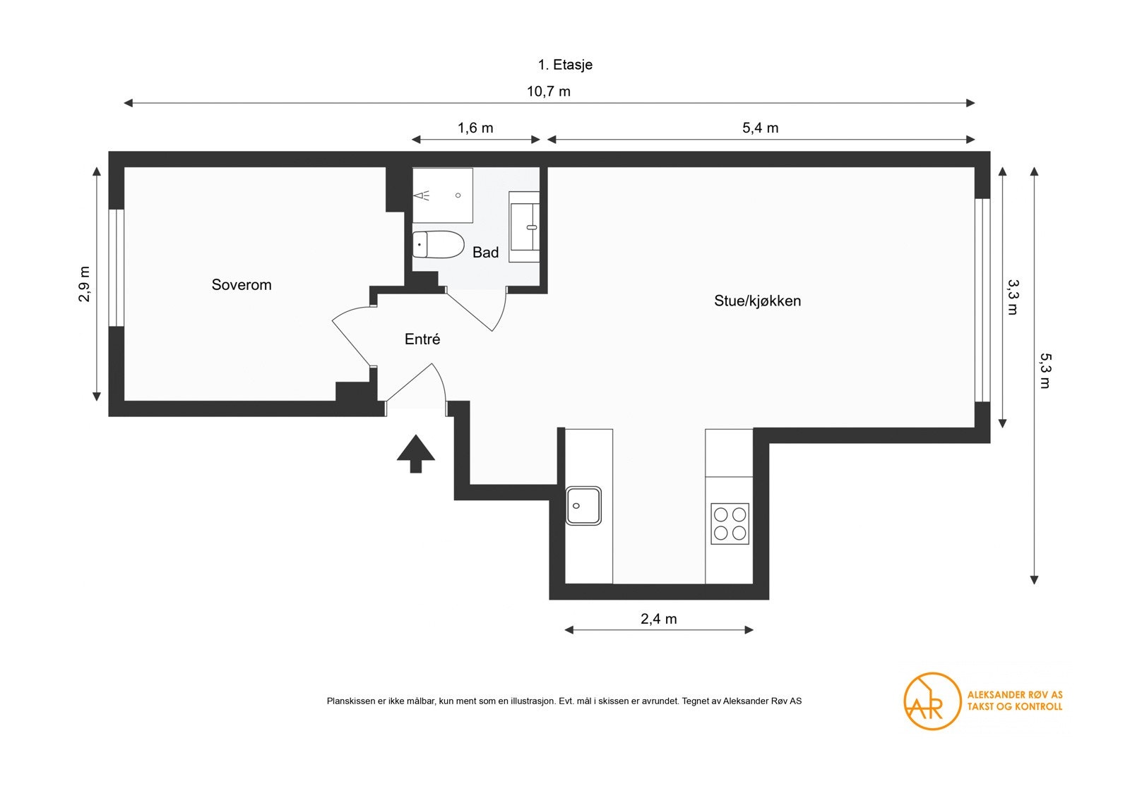 Plantegning Galleribilde