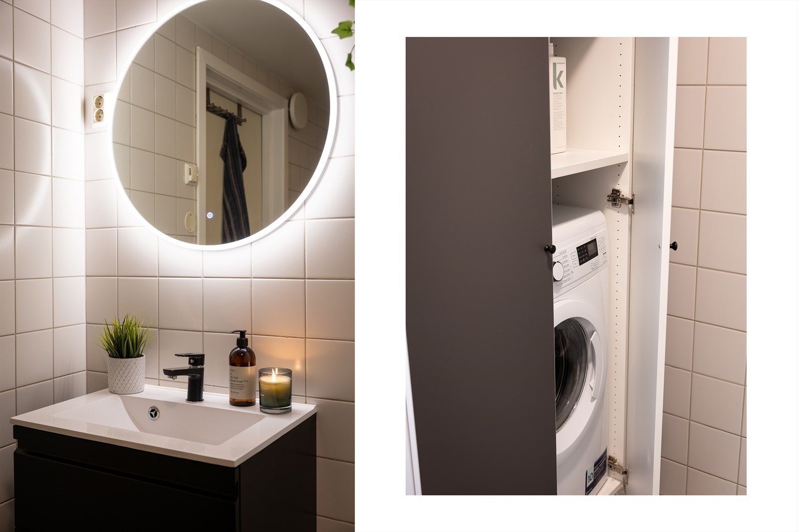 Lekkert bad av god størrelse Galleribilde