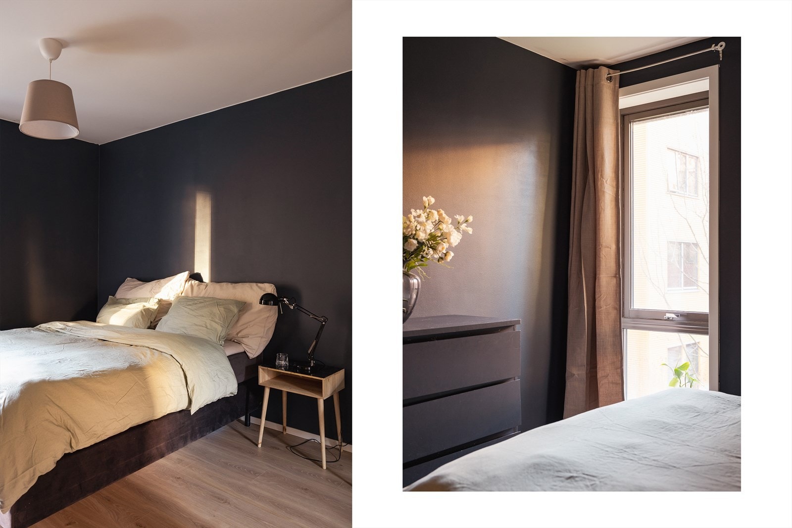 Hovedsoverommet har god plass til dobbeltseng og tilhørende møblement Galleribilde