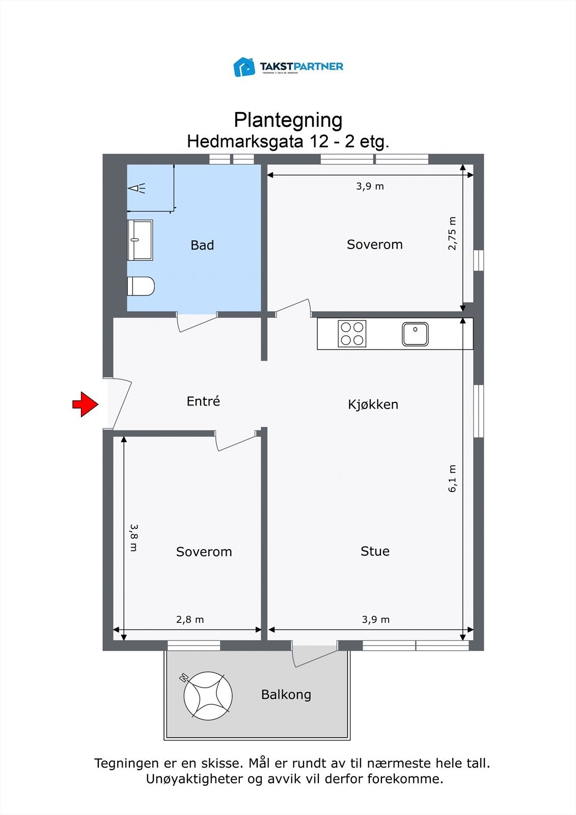 Plantegning Galleribilde