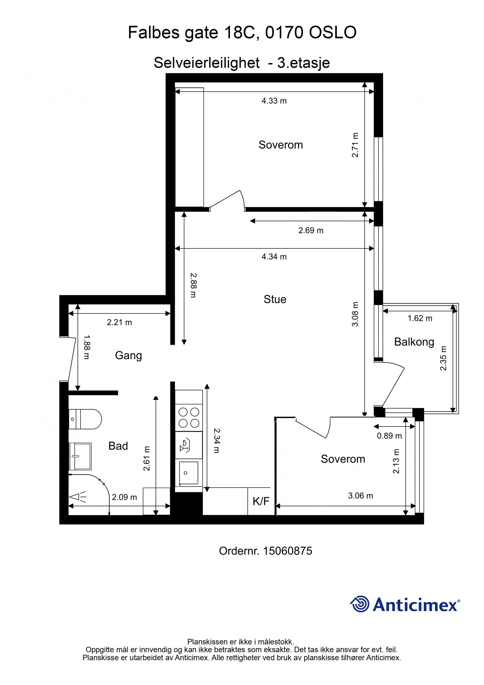 Alternativ plantegning. Galleribilde