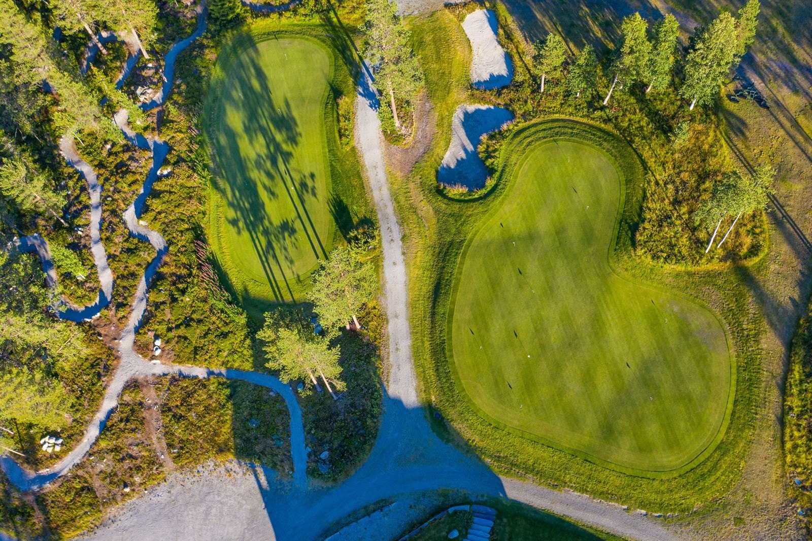Flotte treningsfasiliteter på golfbanen Galleribilde