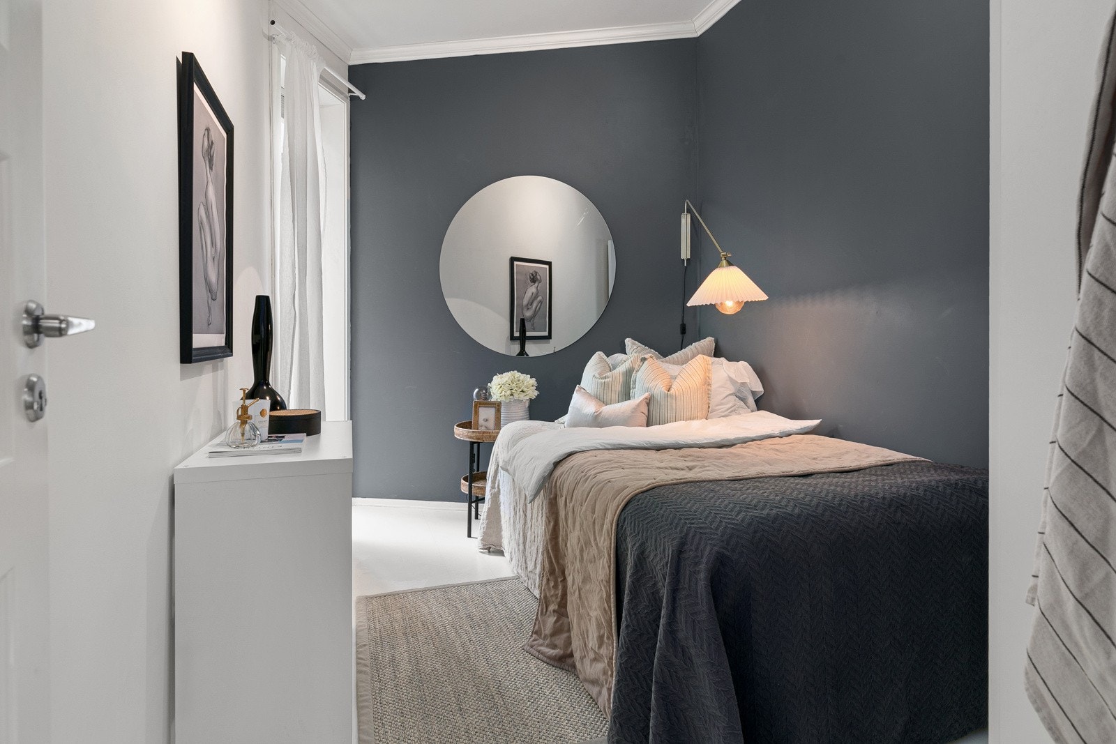 Mellom soverommene er det ekstra lydisolasjon. Galleribilde