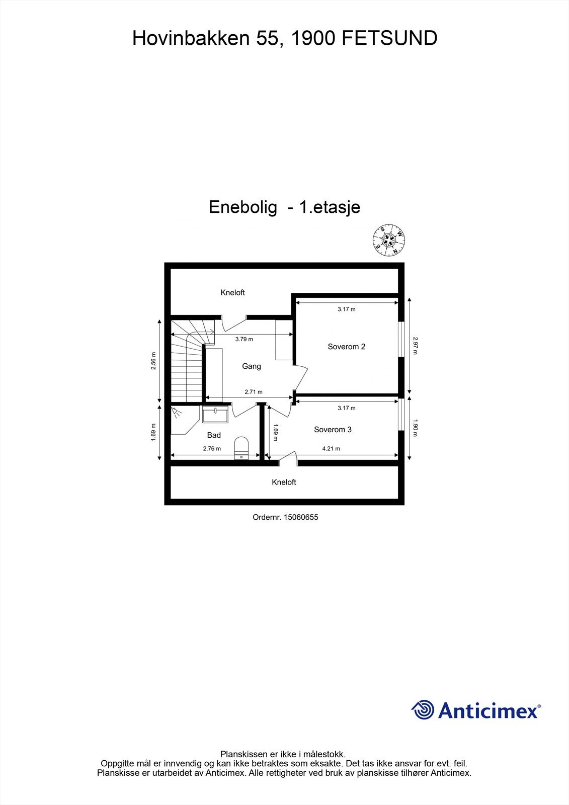 Plantegning 2.etg. Galleribilde