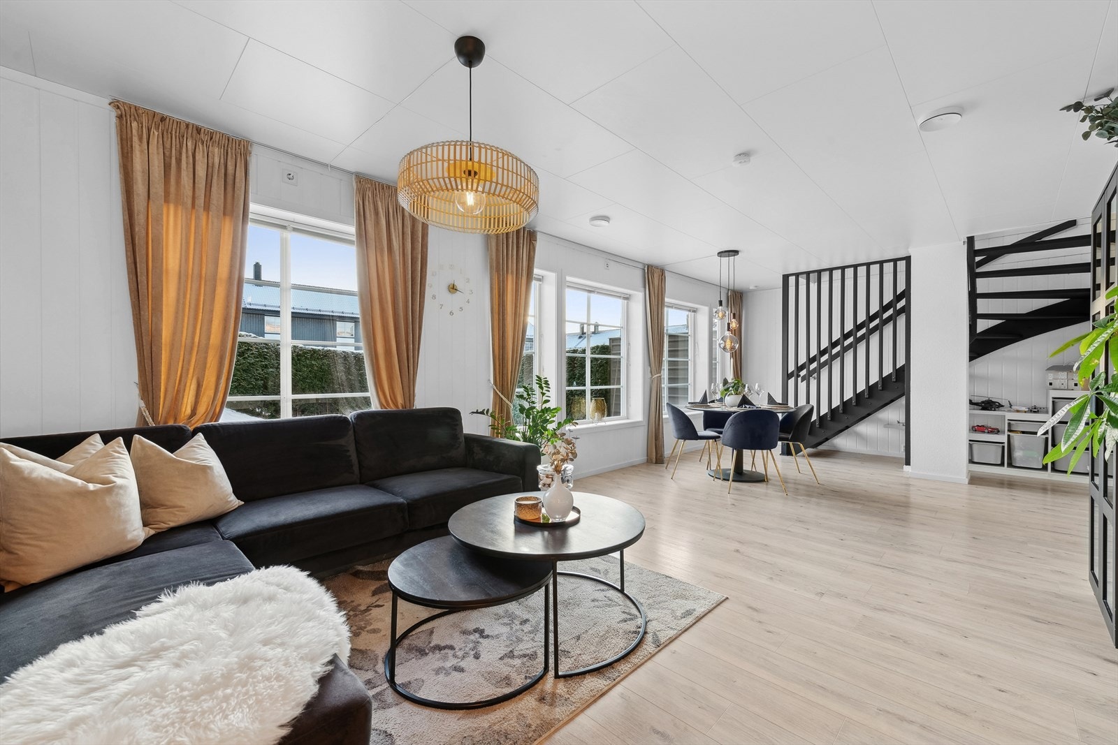 Boligen har balansert ventilasjon som sørger for godt inneklima året rundt Galleribilde