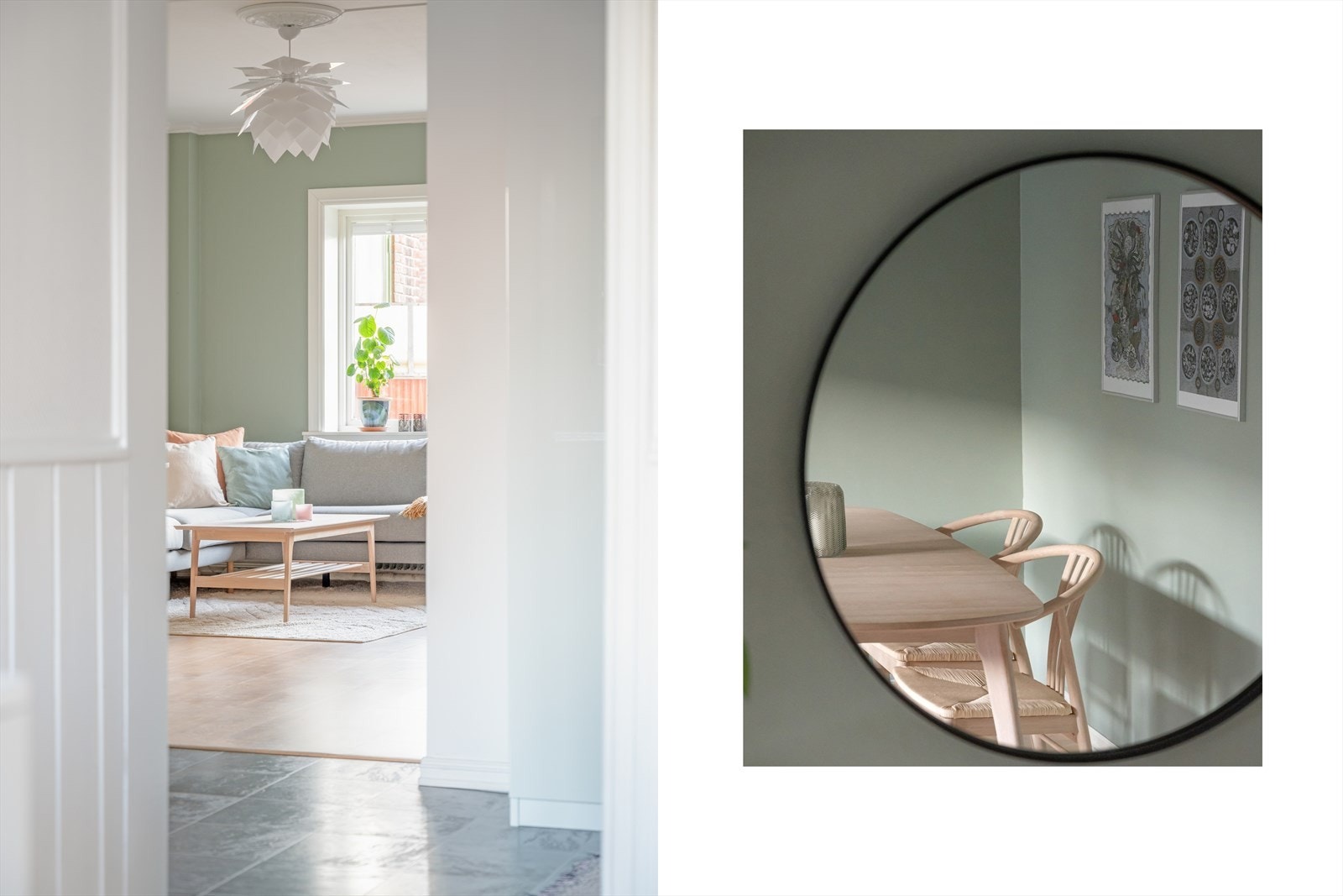 Leiligheten har lekre detaljer og bærer preg av å ha blitt godt ivaretatt Galleribilde