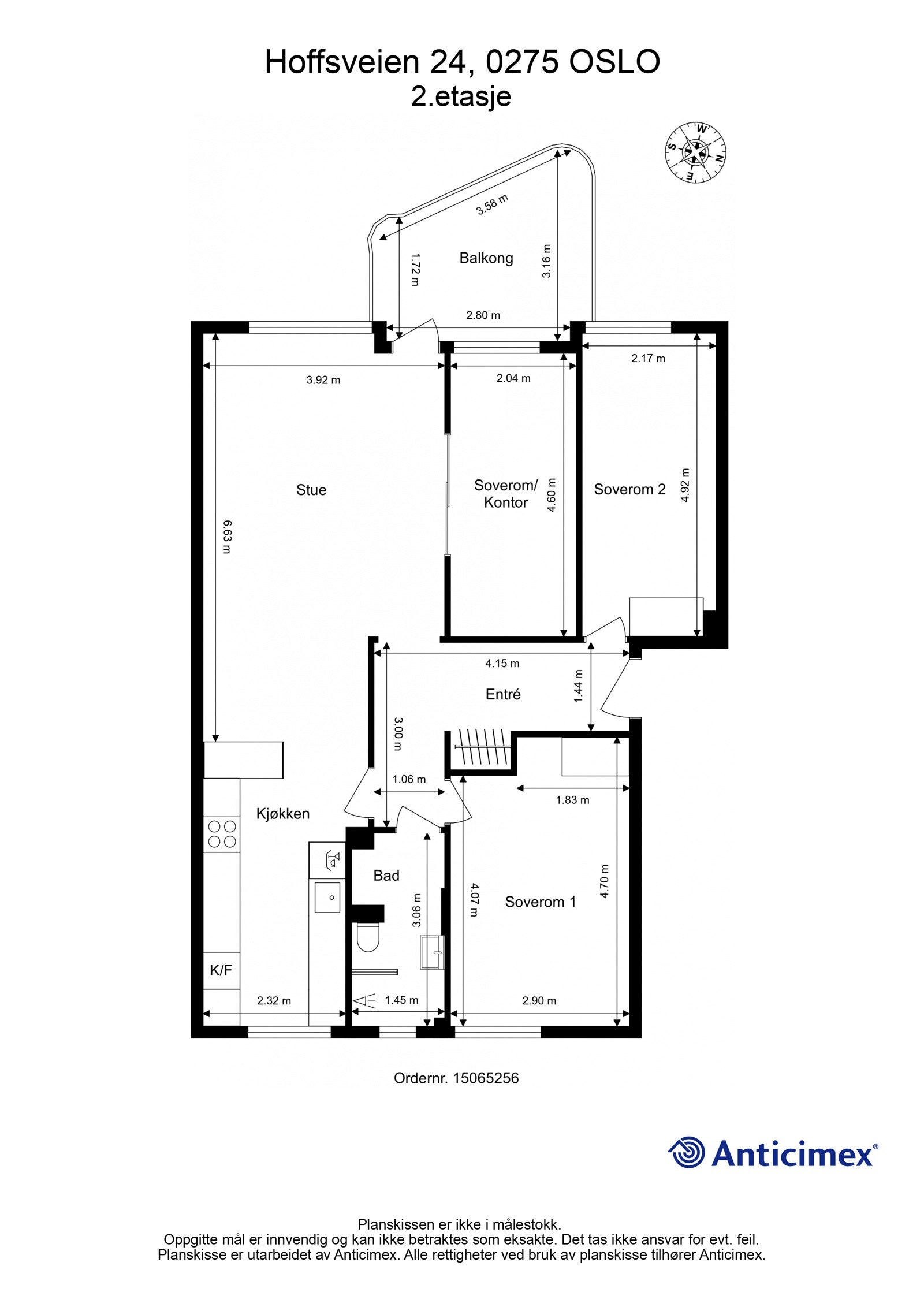 Plantegning Galleribilde