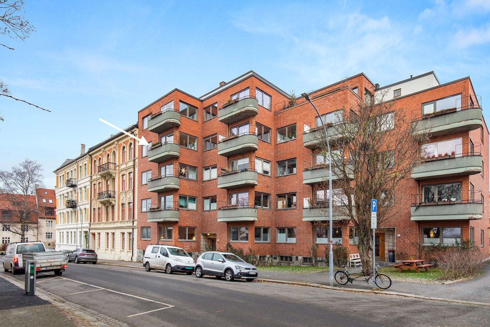Leiligheten ligger i byggets 4.etasje Galleribilde